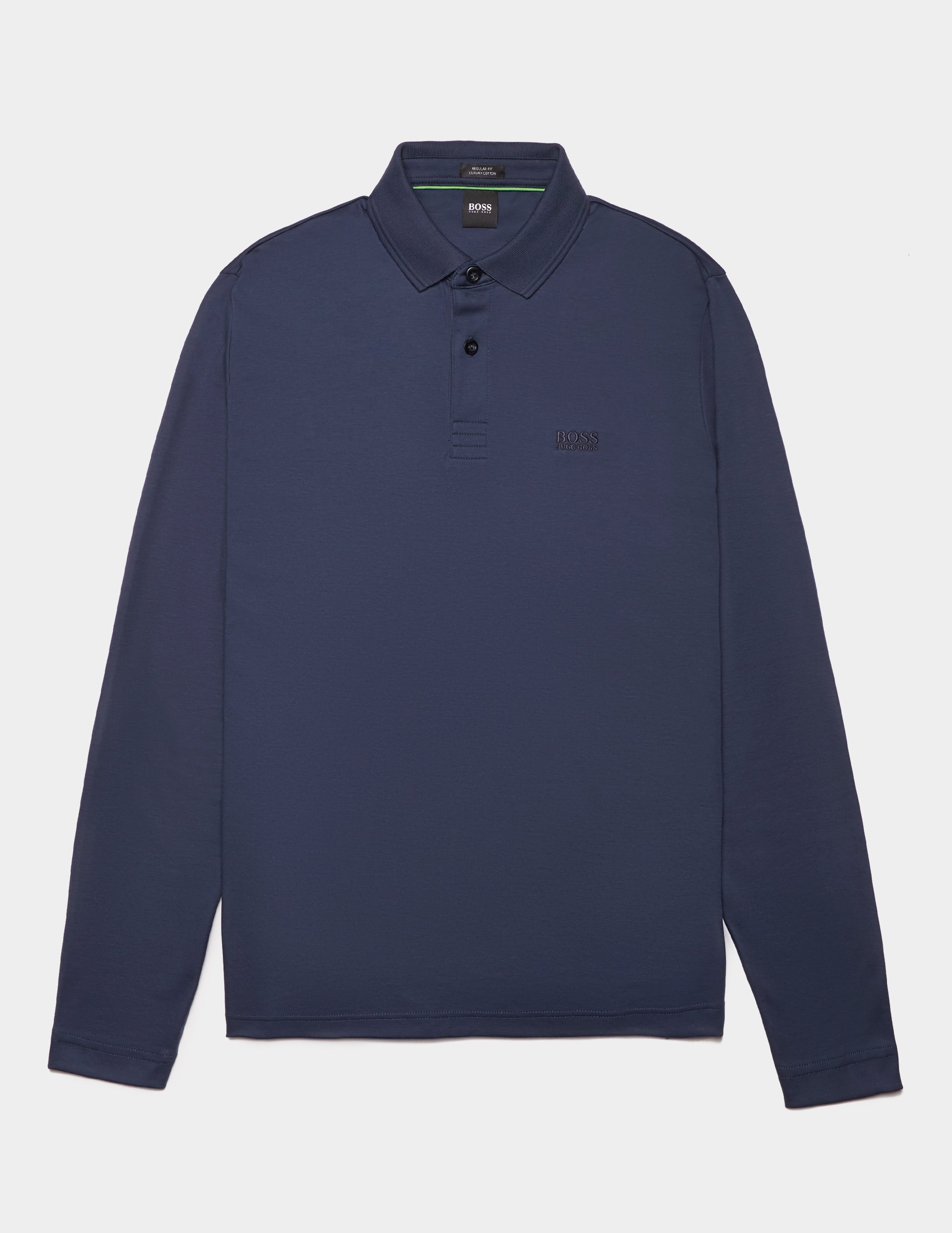 BOSS Pirol Long Sleeve Polo Shirt Tessuti