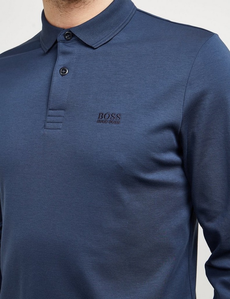 BOSS Pirol Long Sleeve Polo Shirt | Tessuti