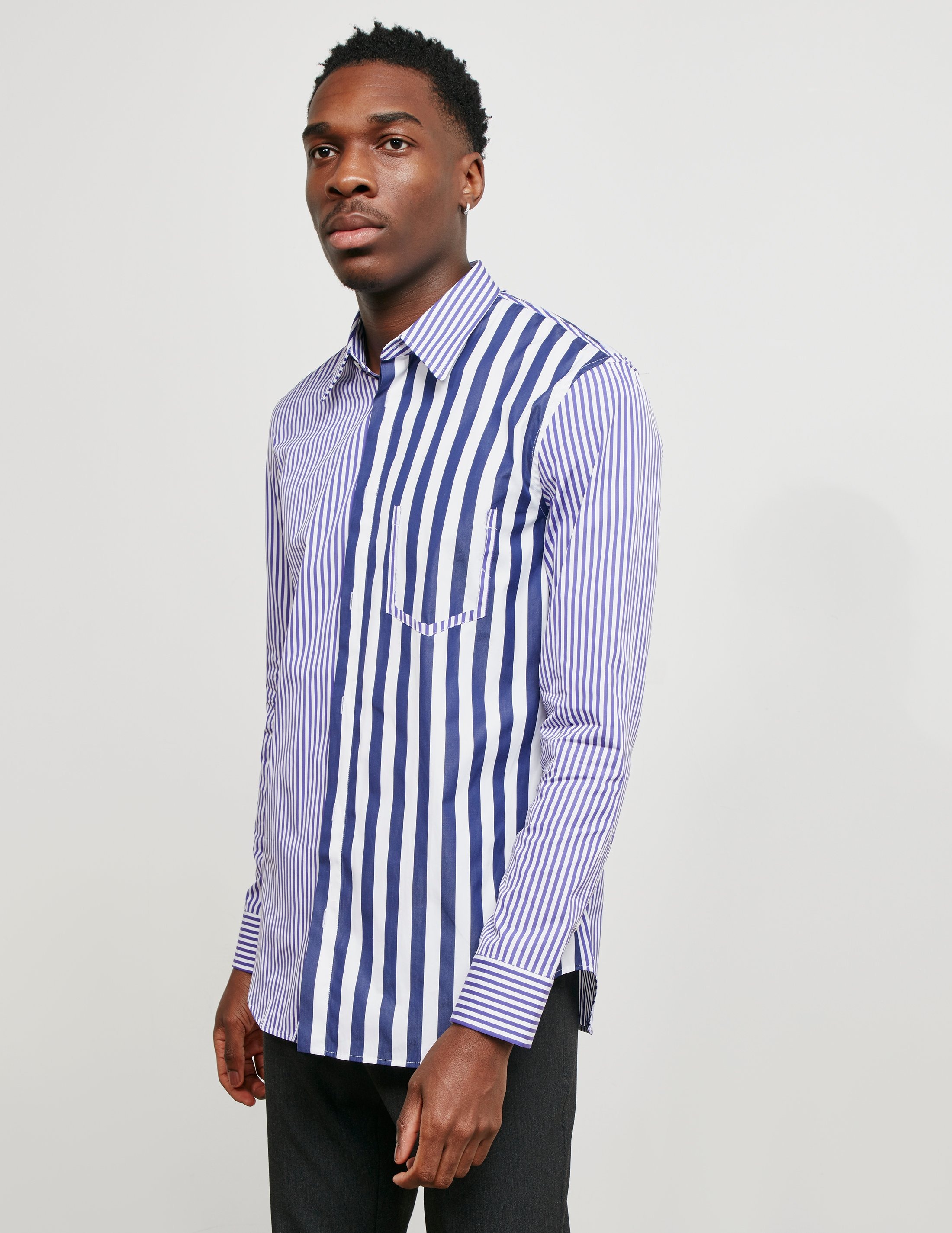 Maison Margiela Stripe Long Sleeve Shirt | Tessuti