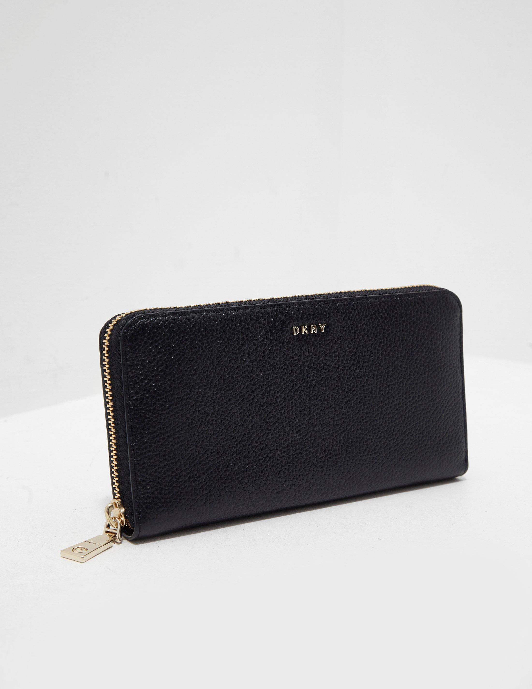 dkny zip around purse