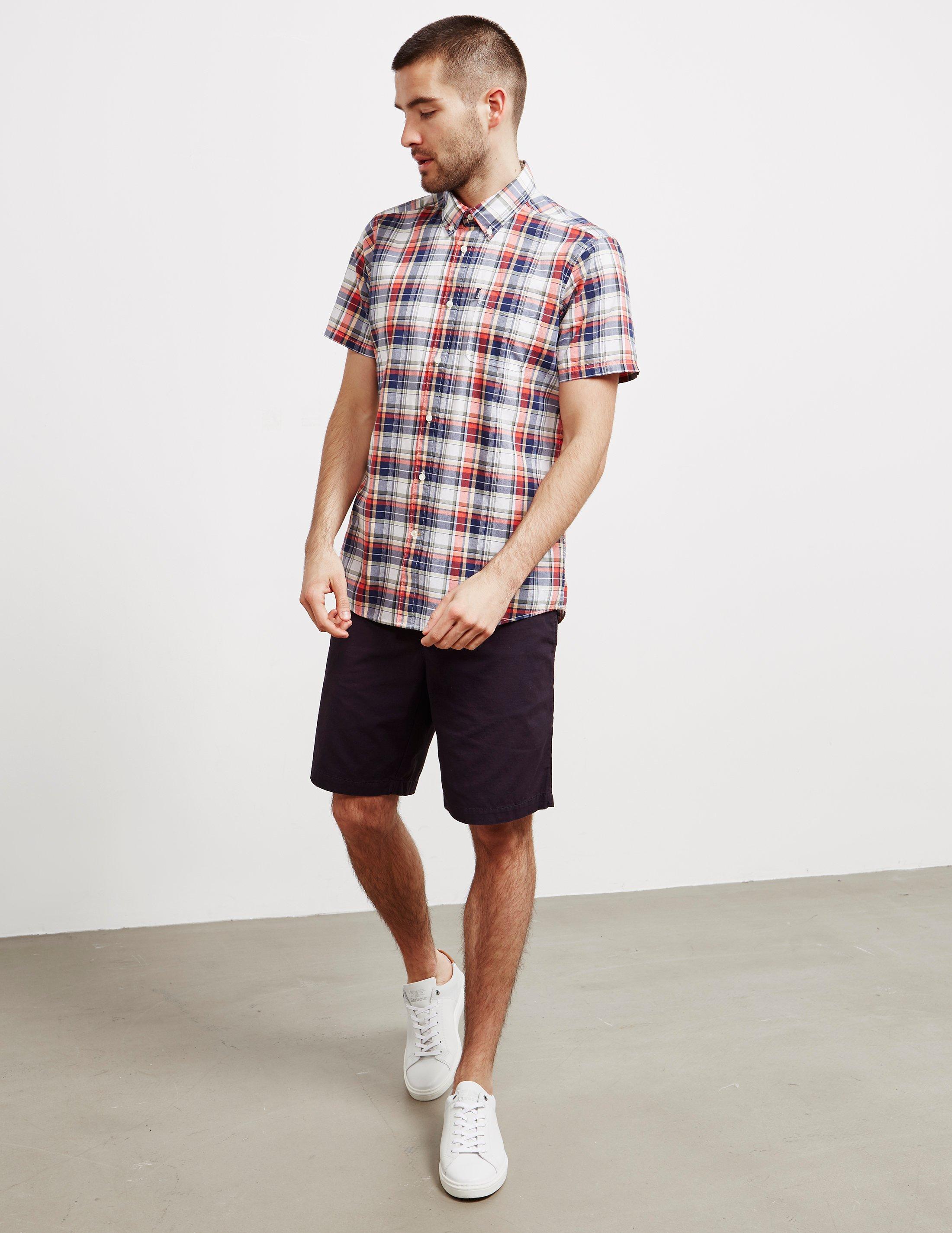 barbour madras shirt