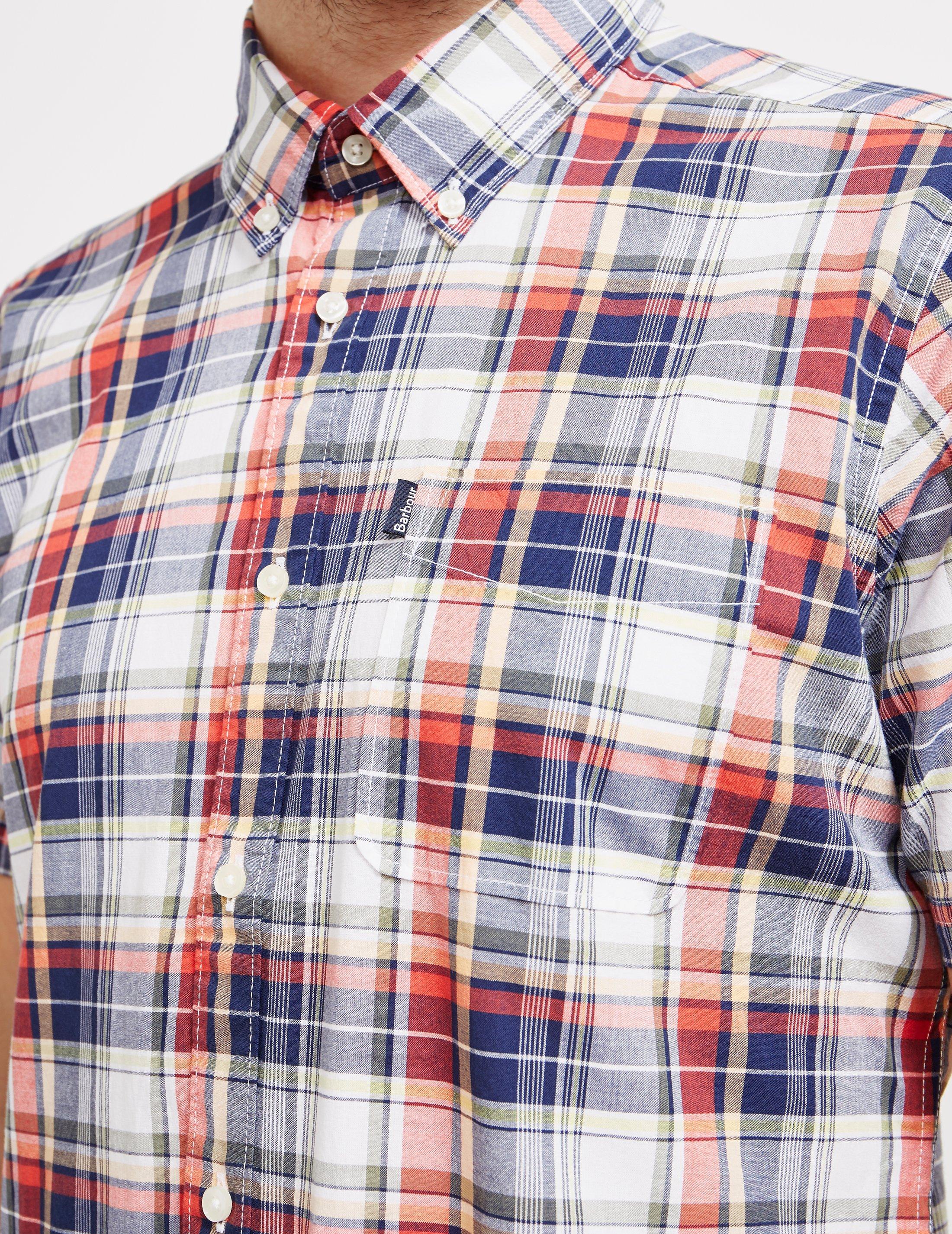 barbour madras shirt
