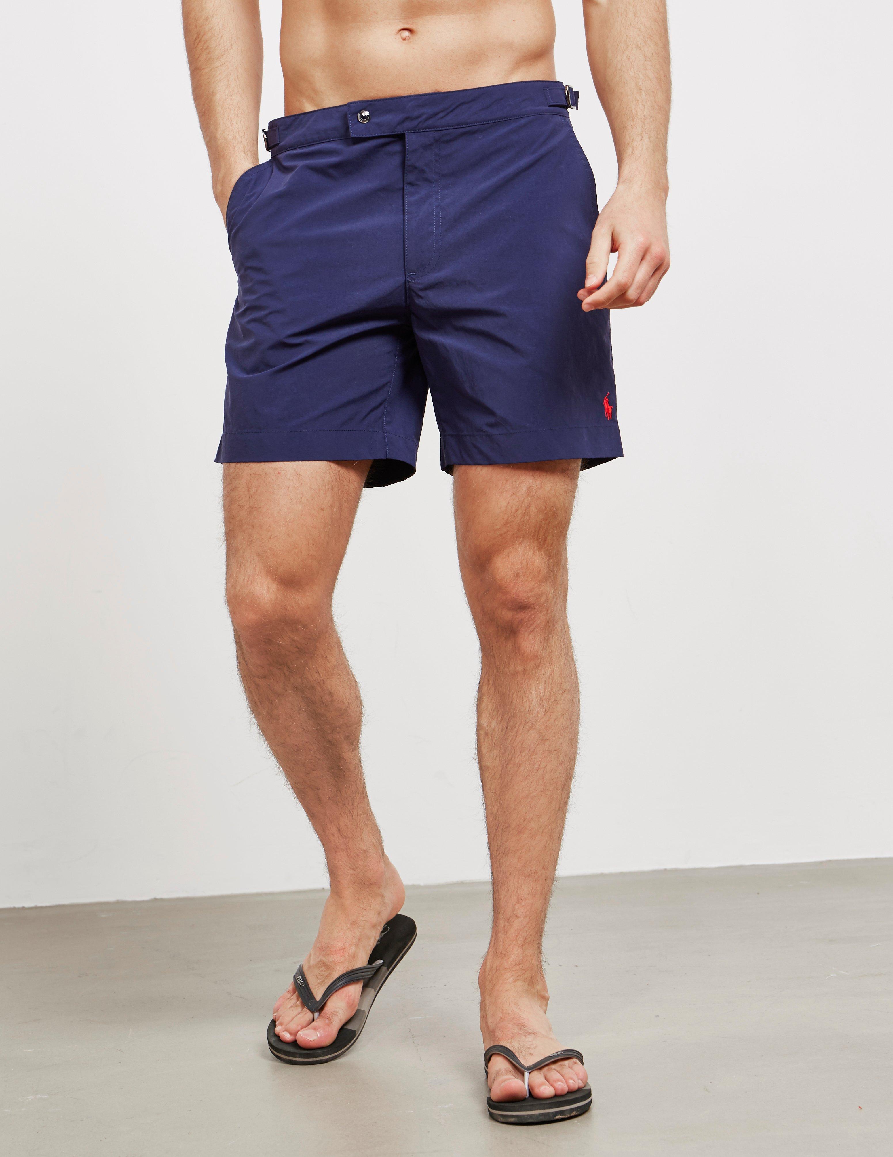 blue ralph lauren swim shorts