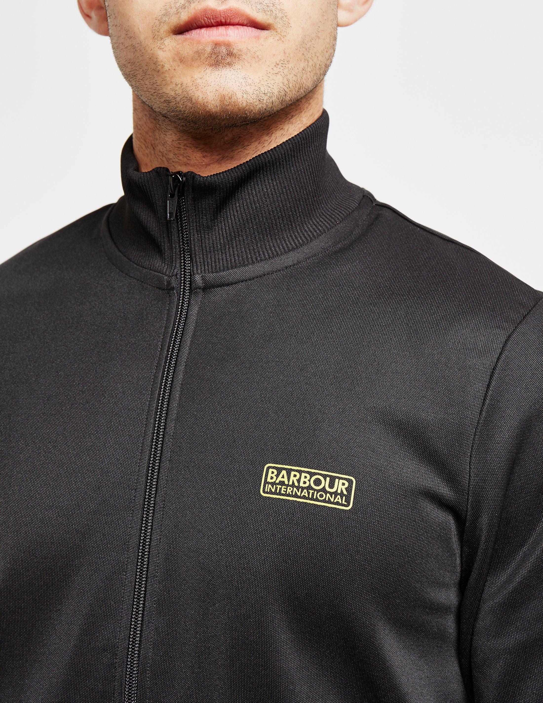 barbour international track top