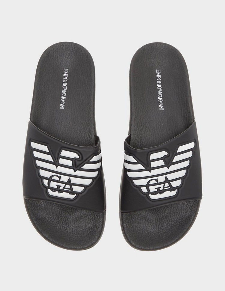 Emporio Armani Loungewear Logo Slides | Tessuti