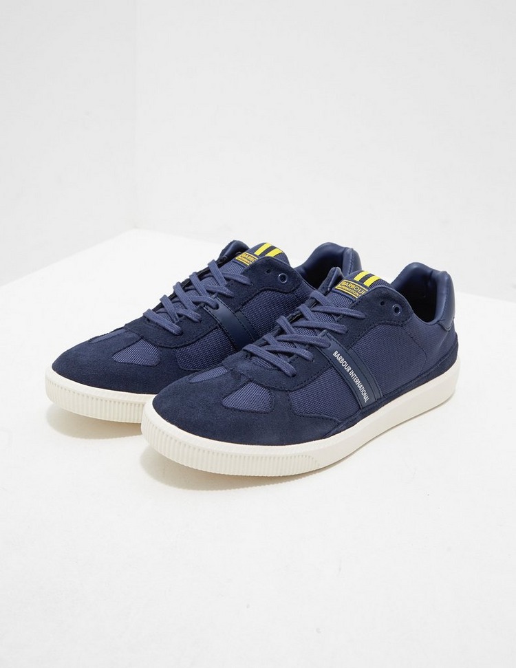 barbour white trainers