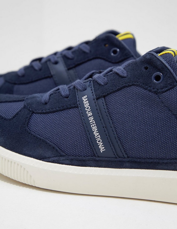 barbour hailey canvas trainers