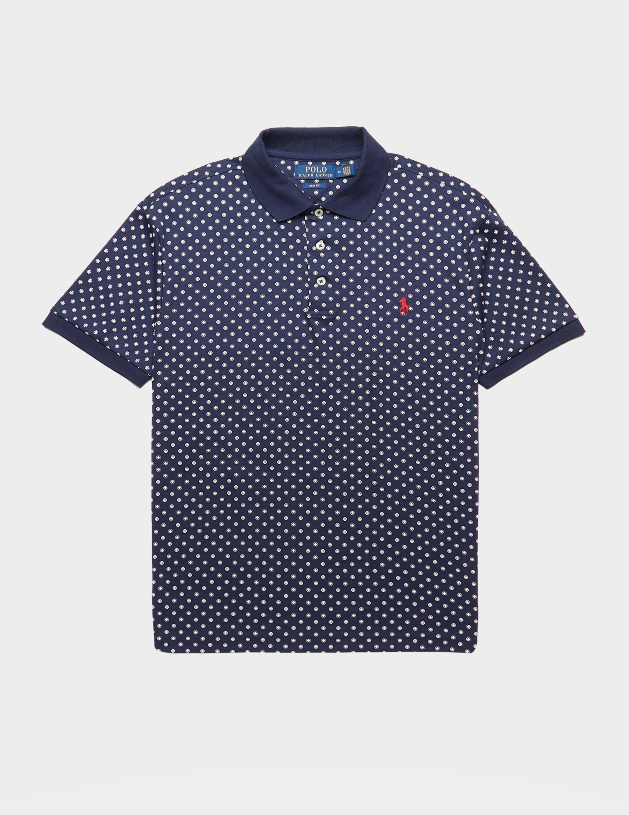 Polo Ralph Lauren All Over Print Short Sleeve Polo Shirt Tessuti