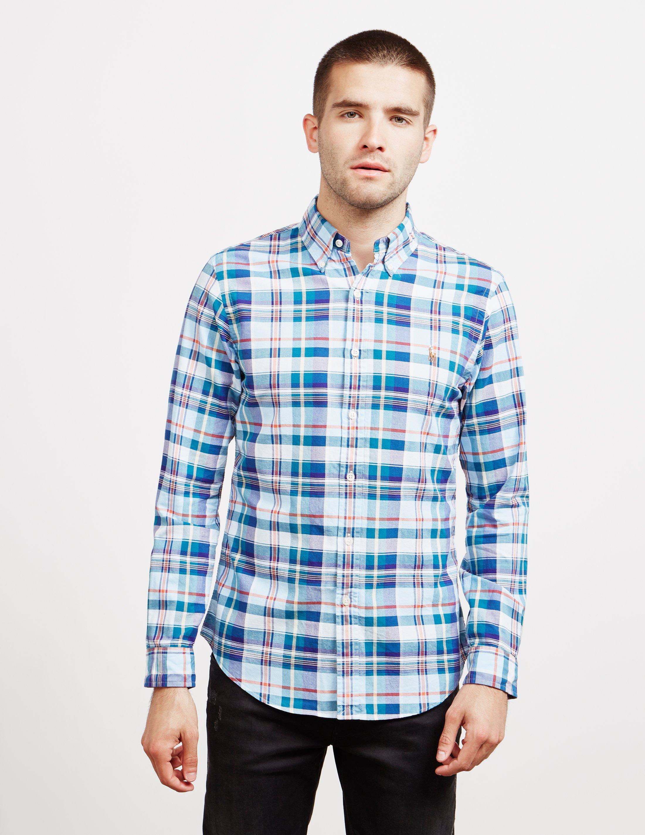 polo ralph lauren madras shirt