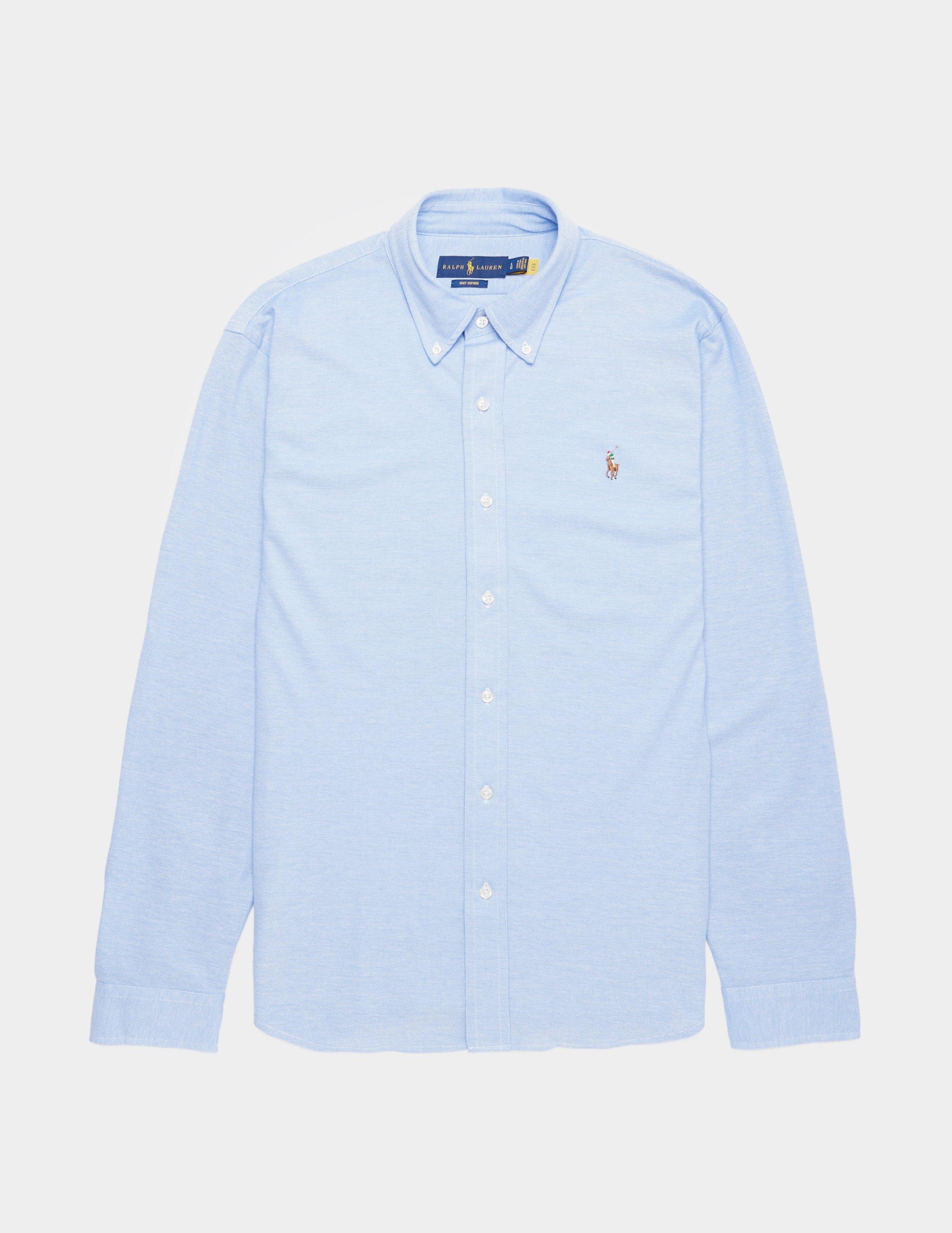 polo ralph lauren pique long sleeve shirt