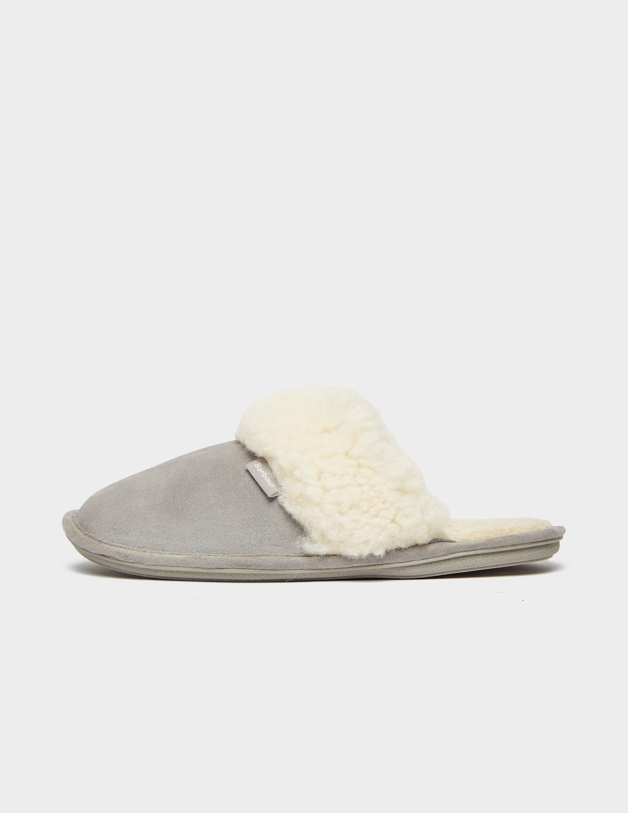 barbour lydia mule slippers grey
