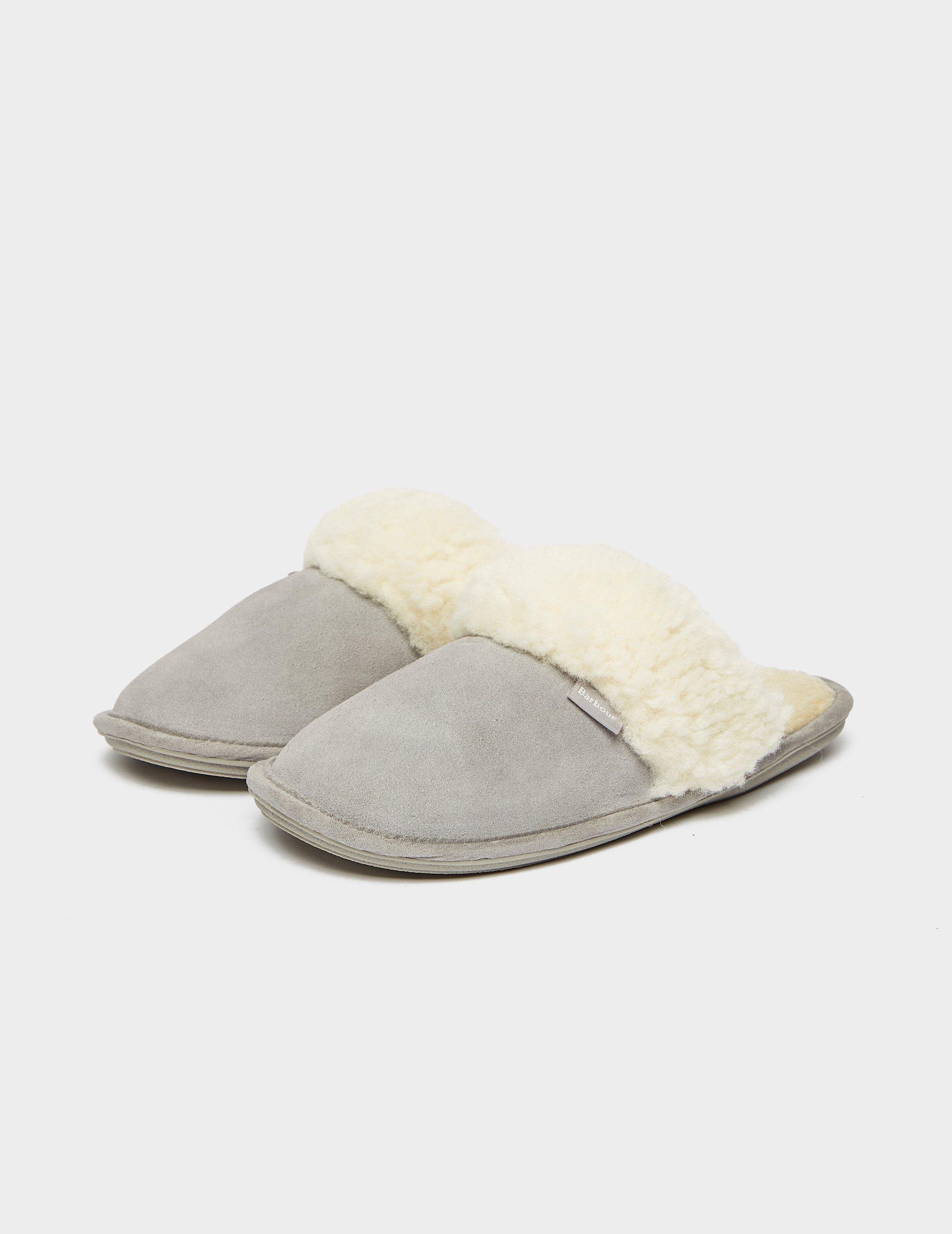 barbour lydia mule slippers grey