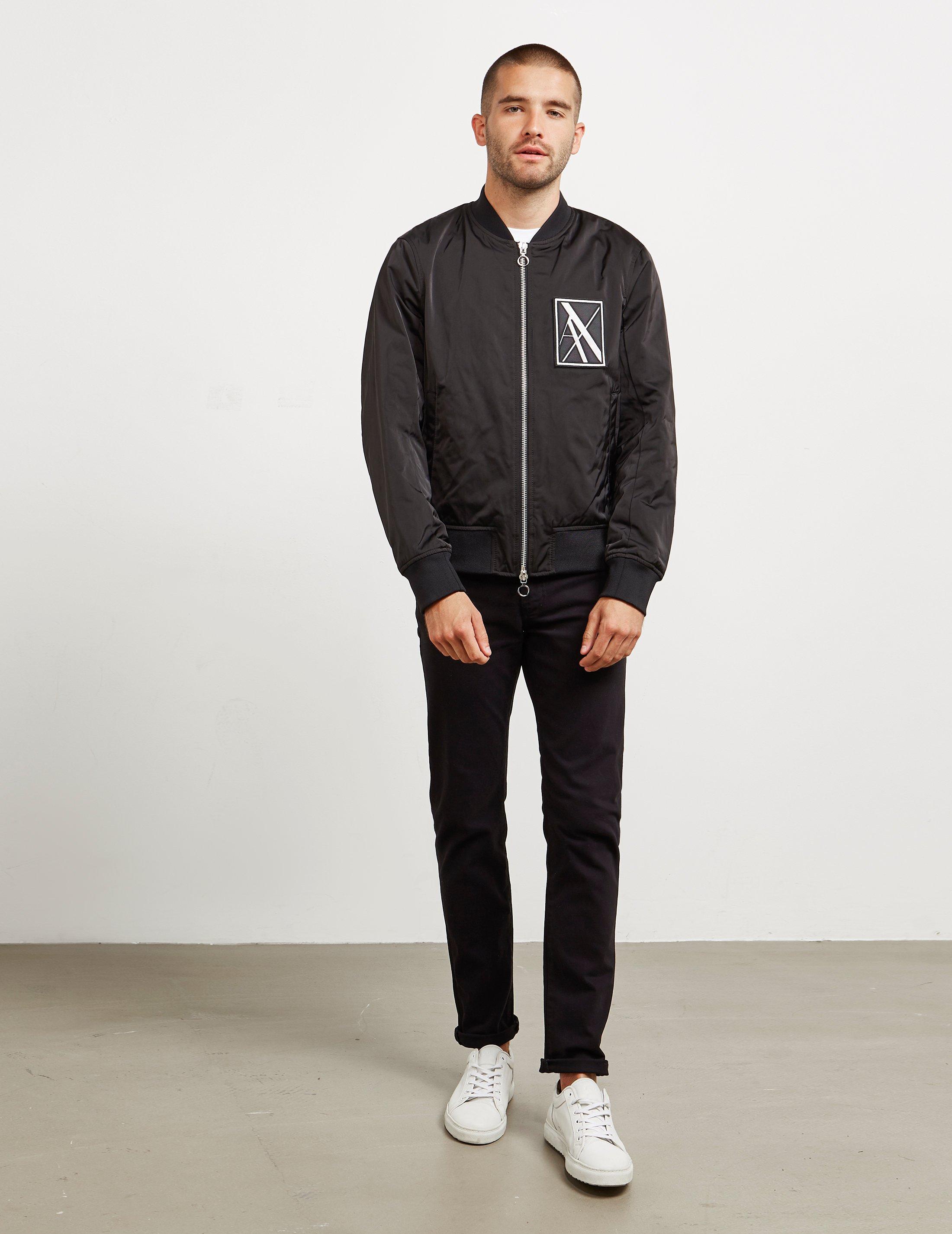 armani exchange reflective hoodie