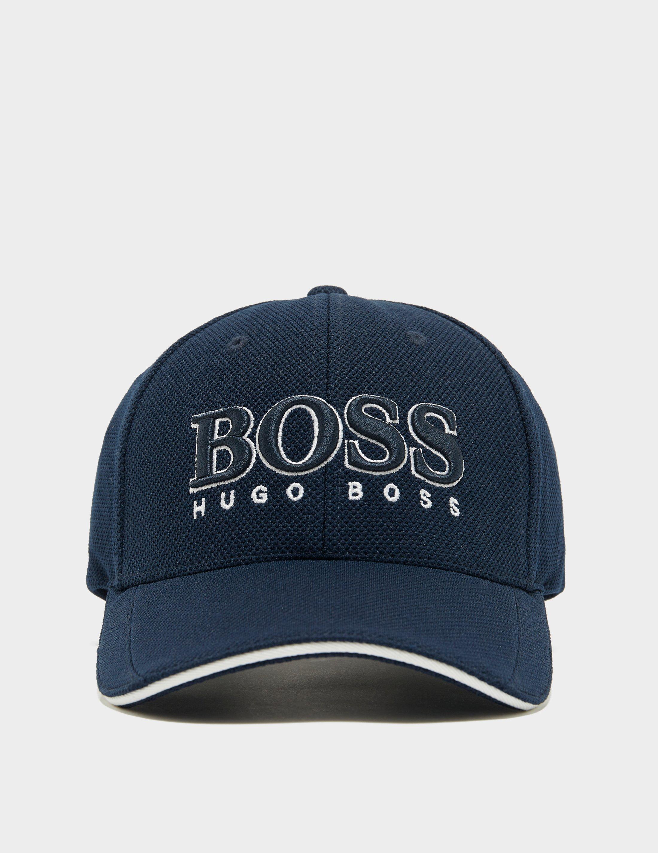 Blue BOSS Logo Cap | Tessuti