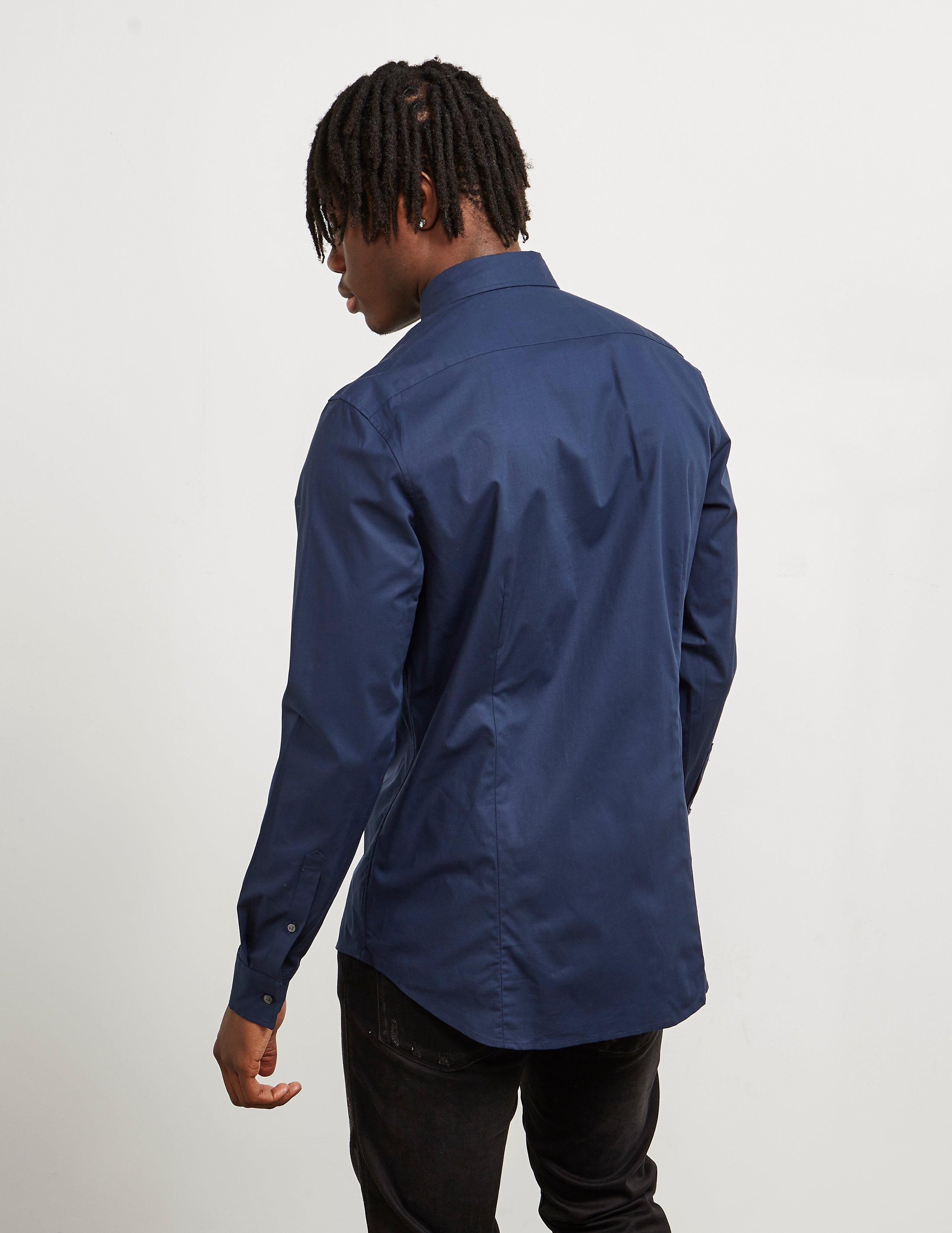 michael kors slim fit stretch shirt
