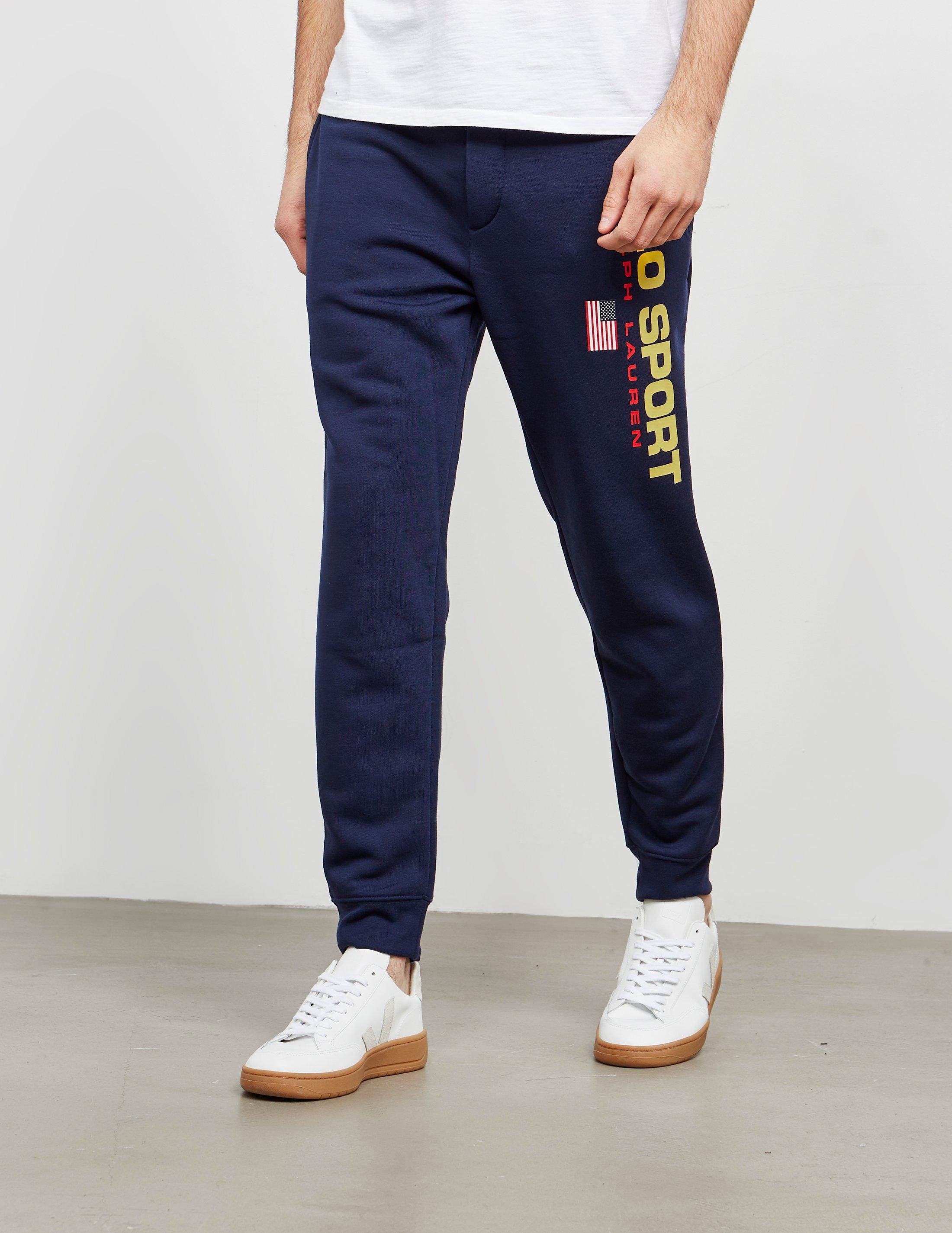 polo ralph lauren basic fleece track pants