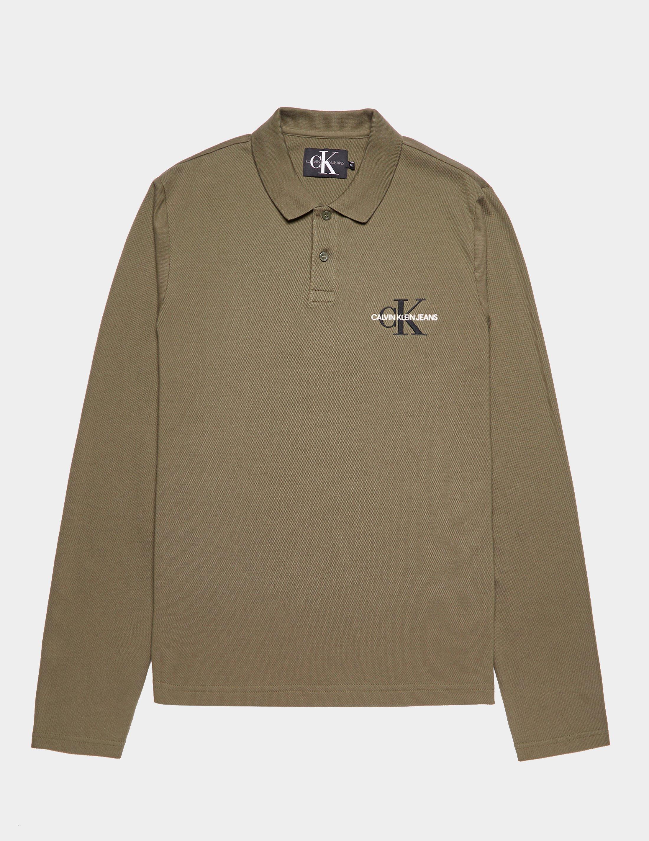 ck long sleeve polo