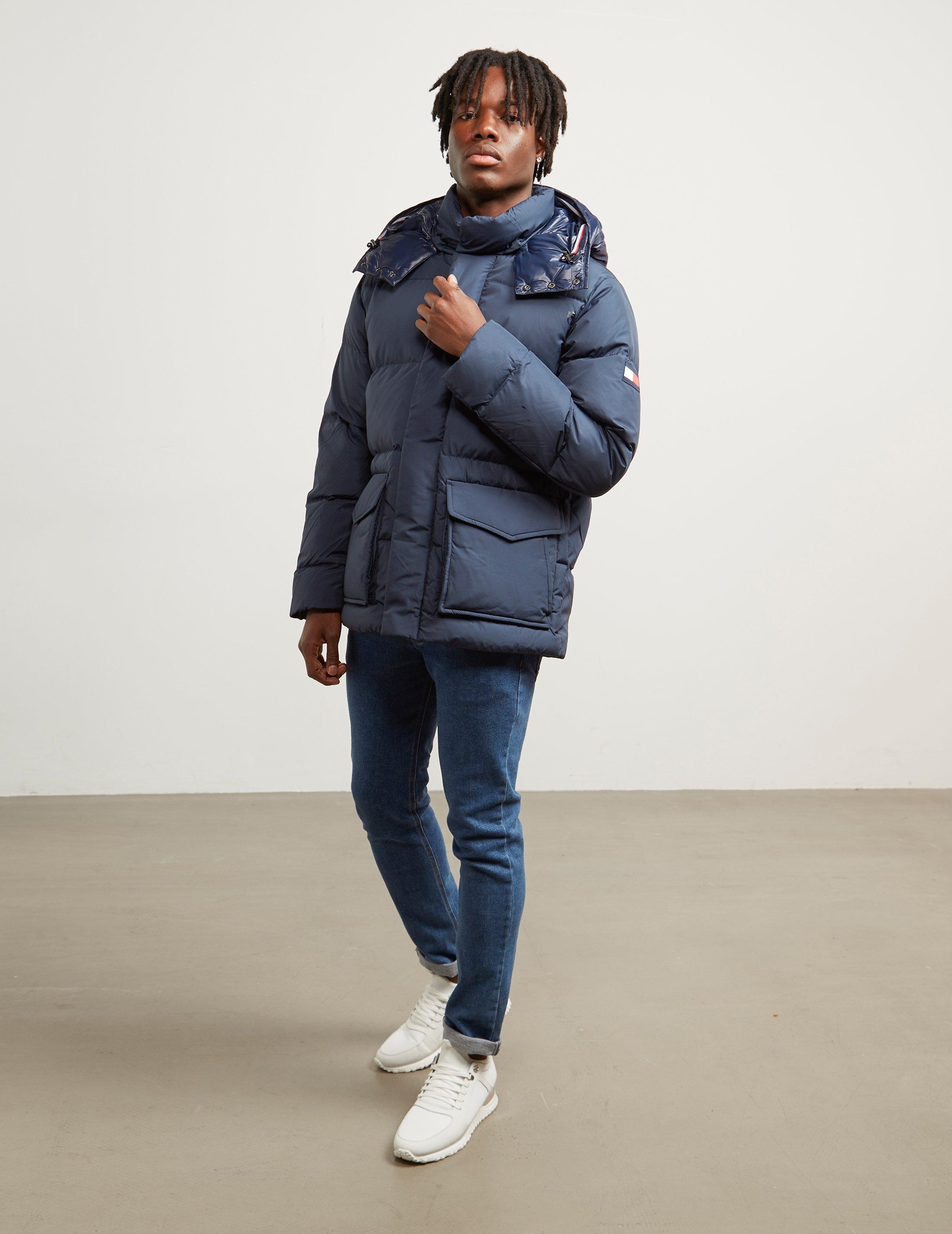 tommy hilfiger hooded bomber jacket