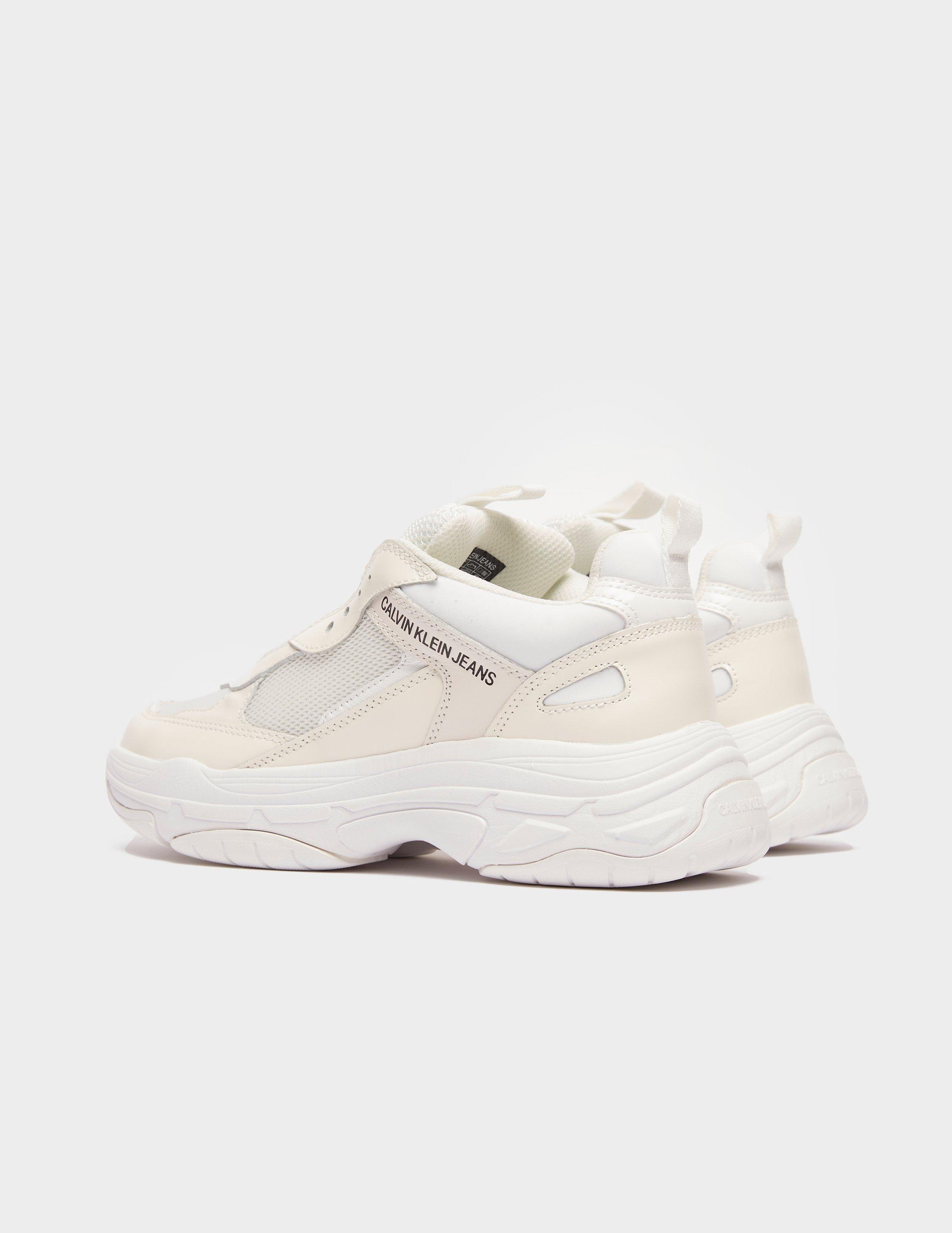 maya chunky leather trainers