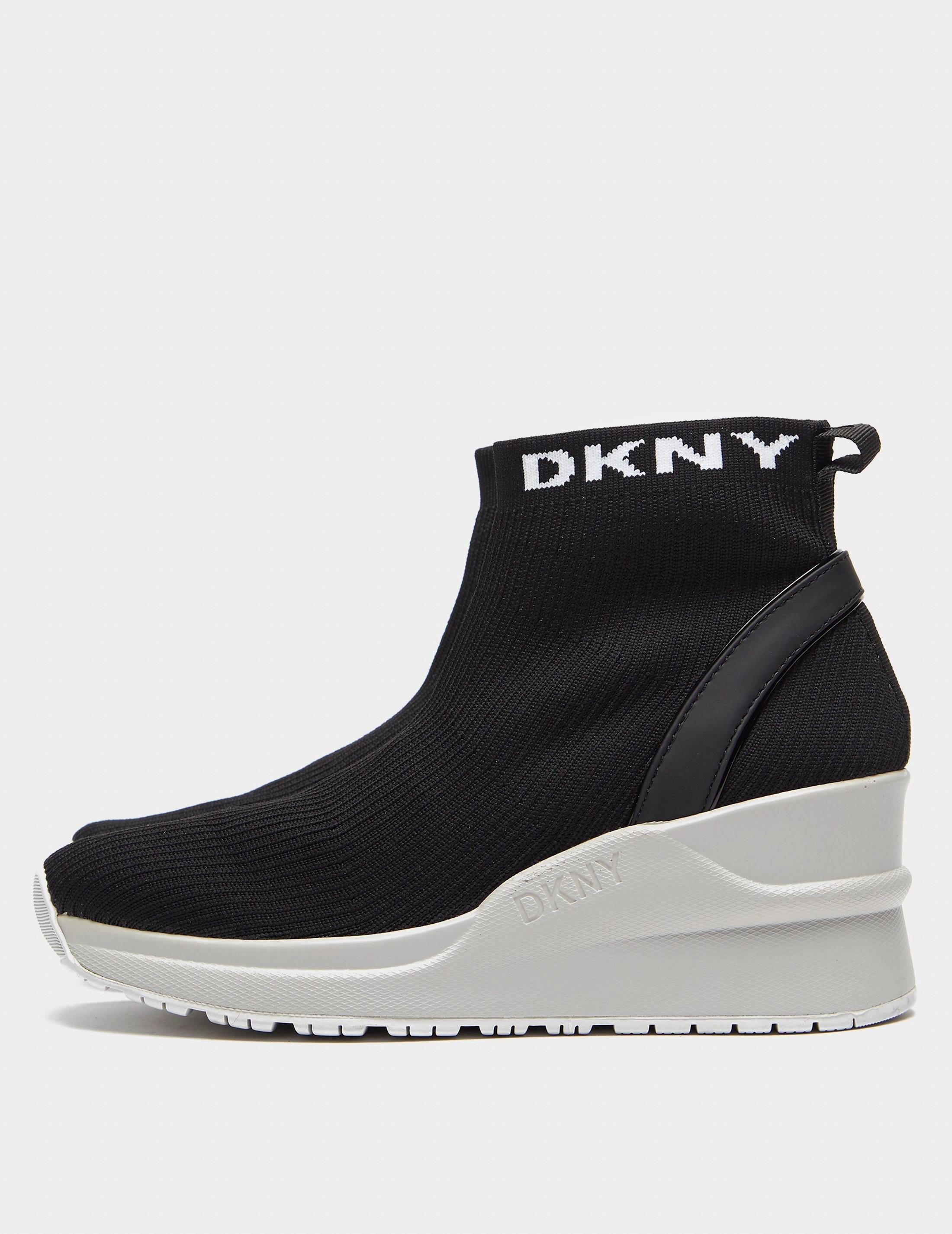 dkny marini slip on sock trainer