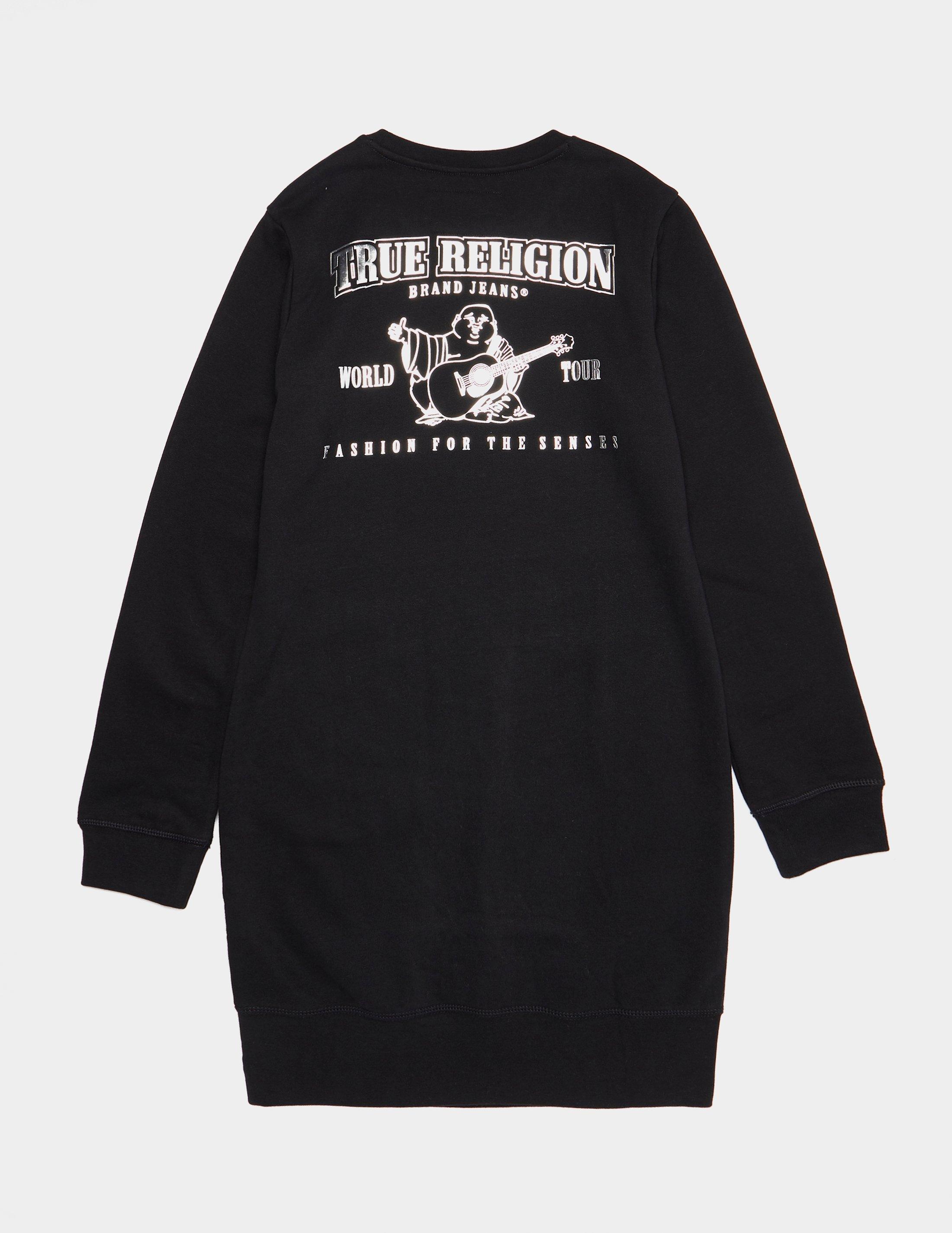 true religion sweatshirt dress