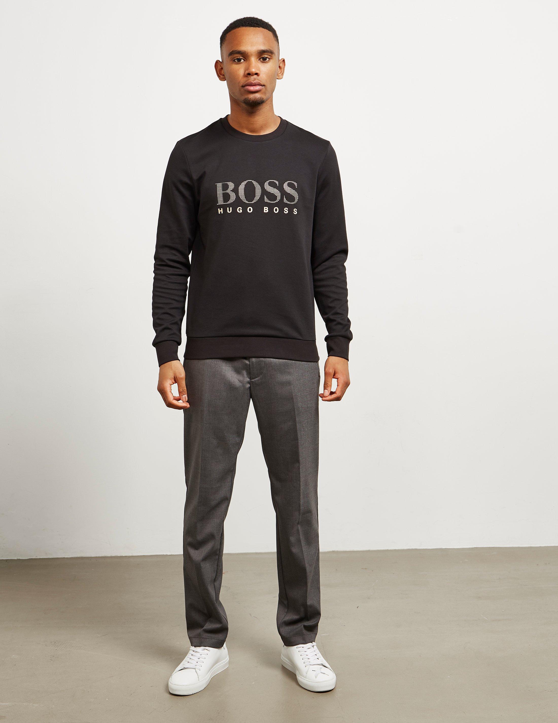 boss logo crew sweatshirt