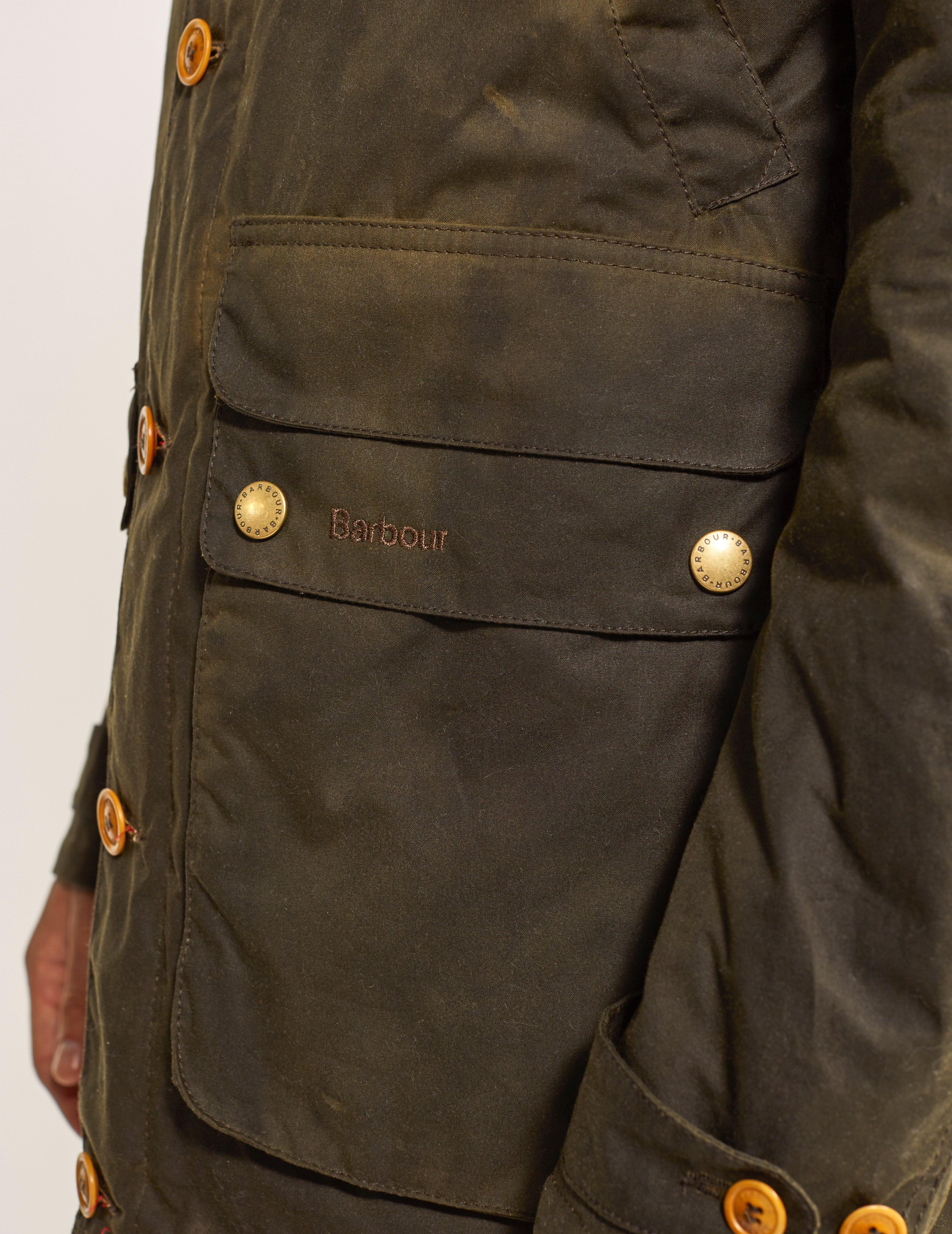 barbour game hood padded parka