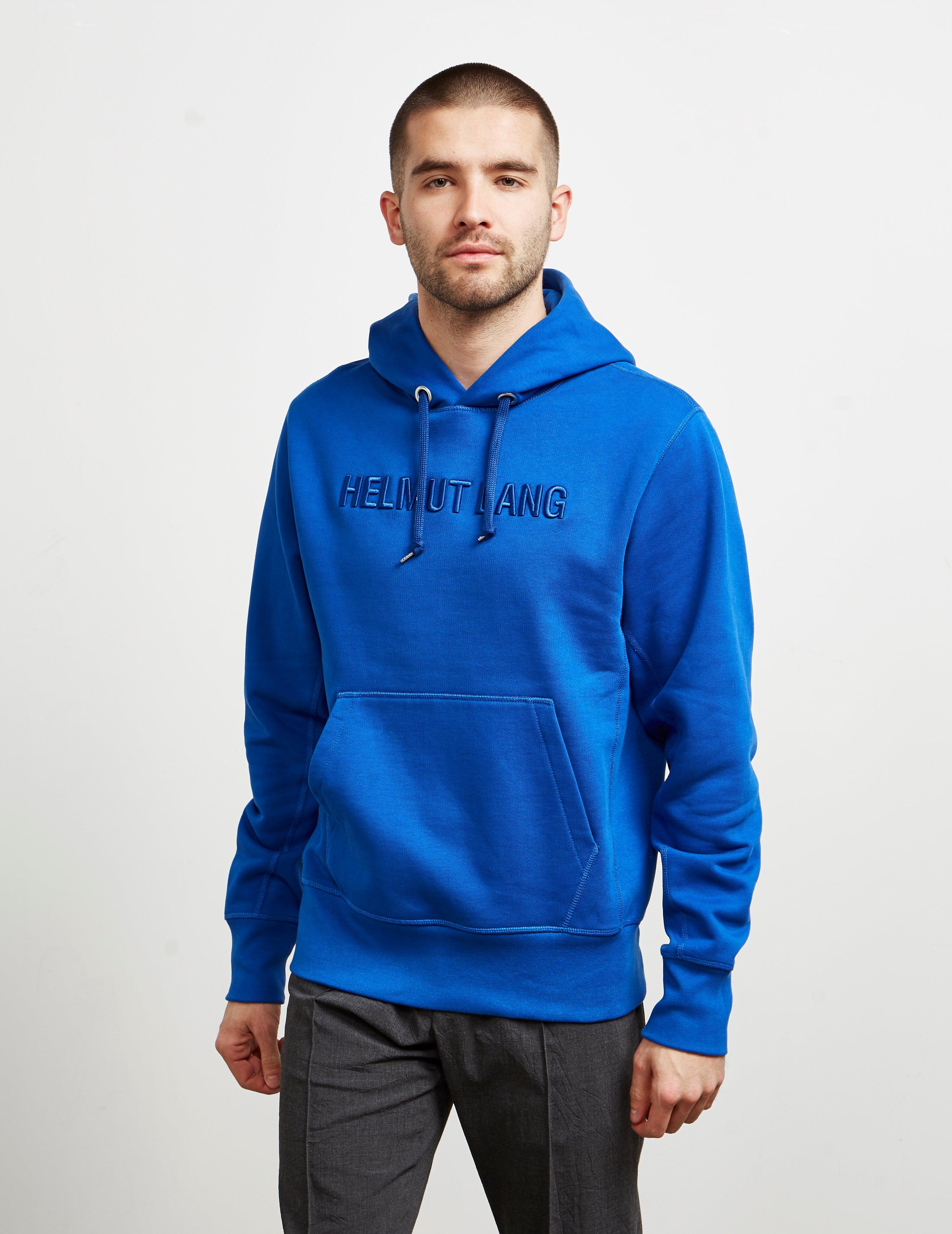 helmut lang logo hoodie