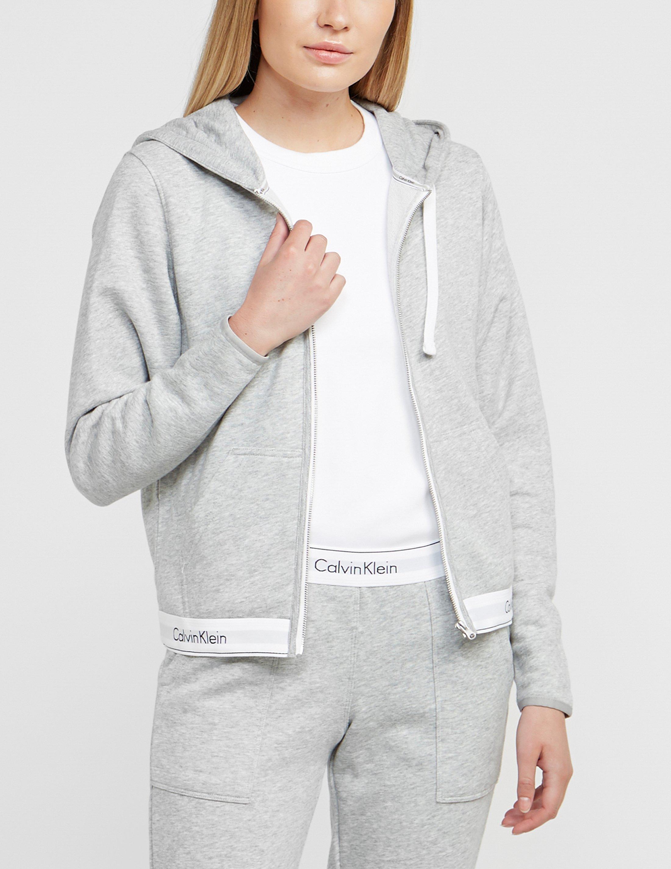 calvin klein women's grey sweatshirt