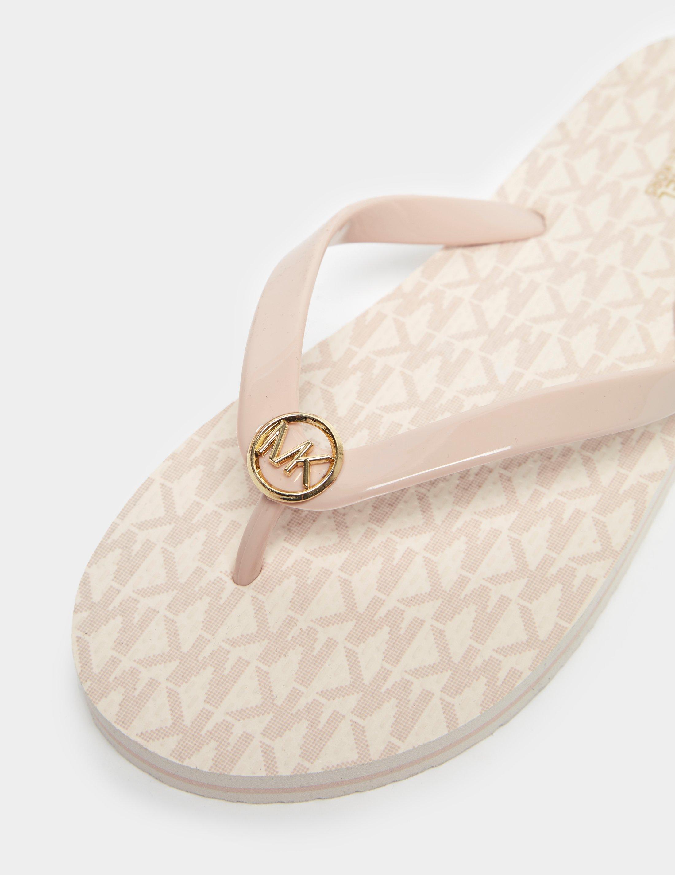 michael kors eva flip flops