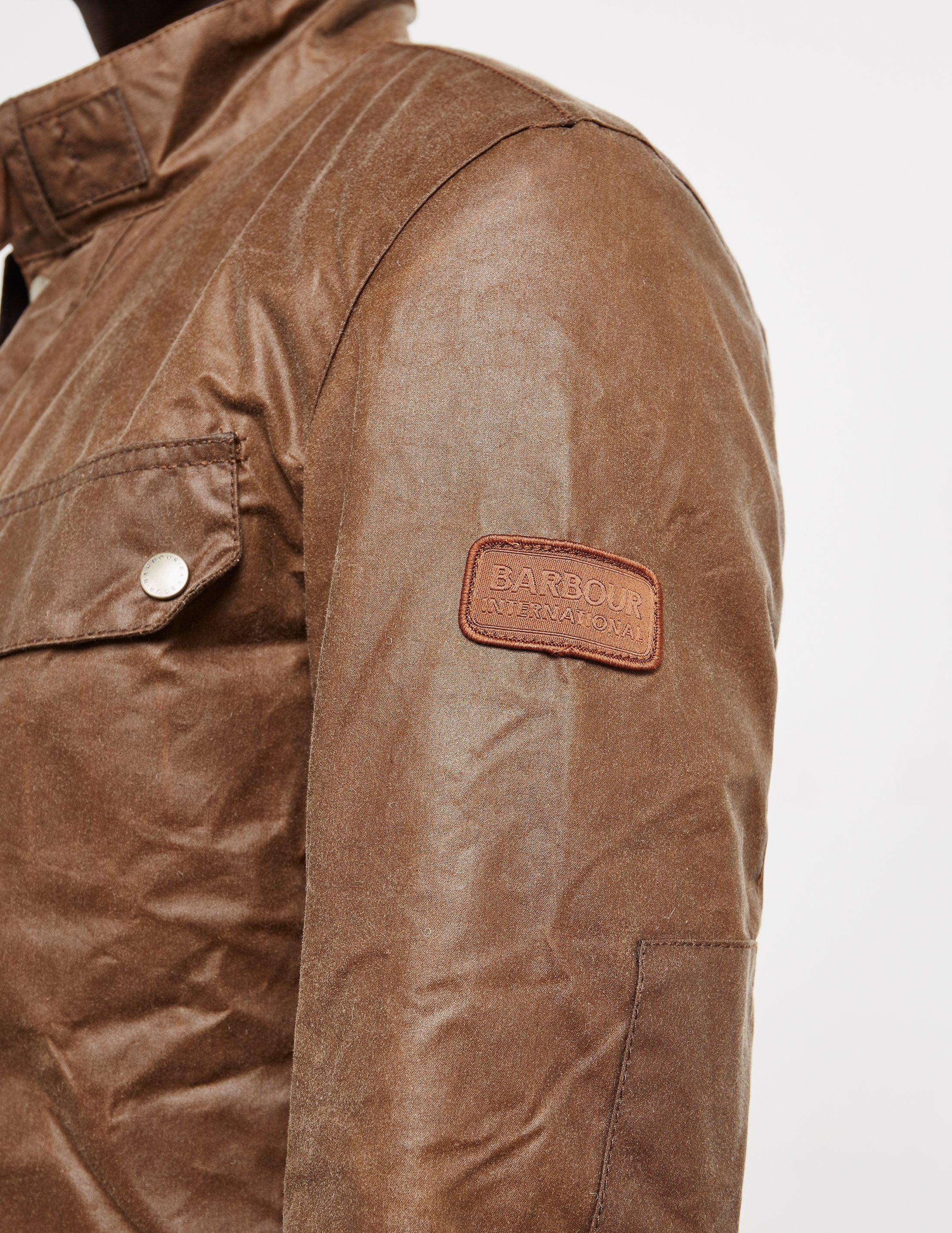 barbour duke jacket tan