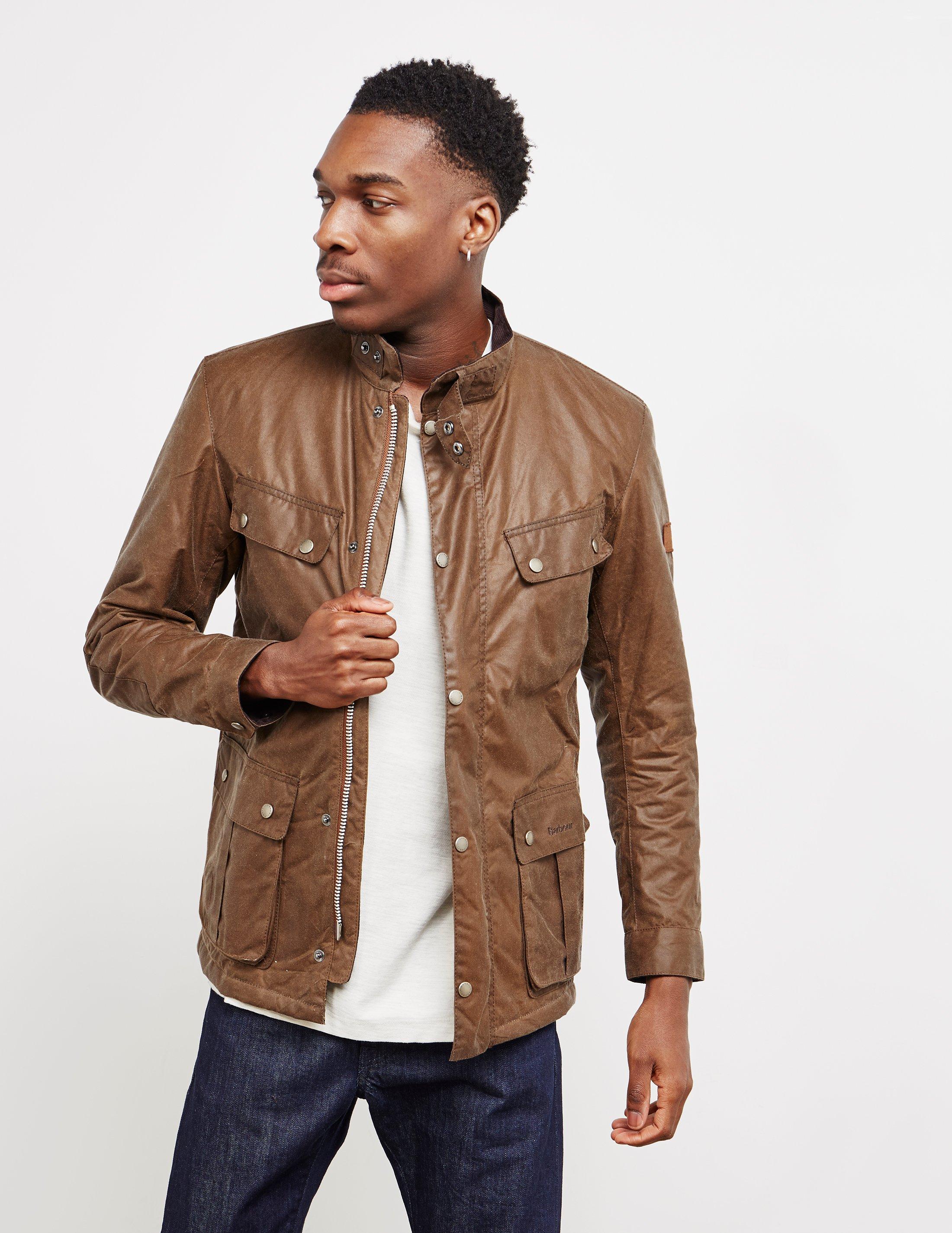 barbour duke jacket tan