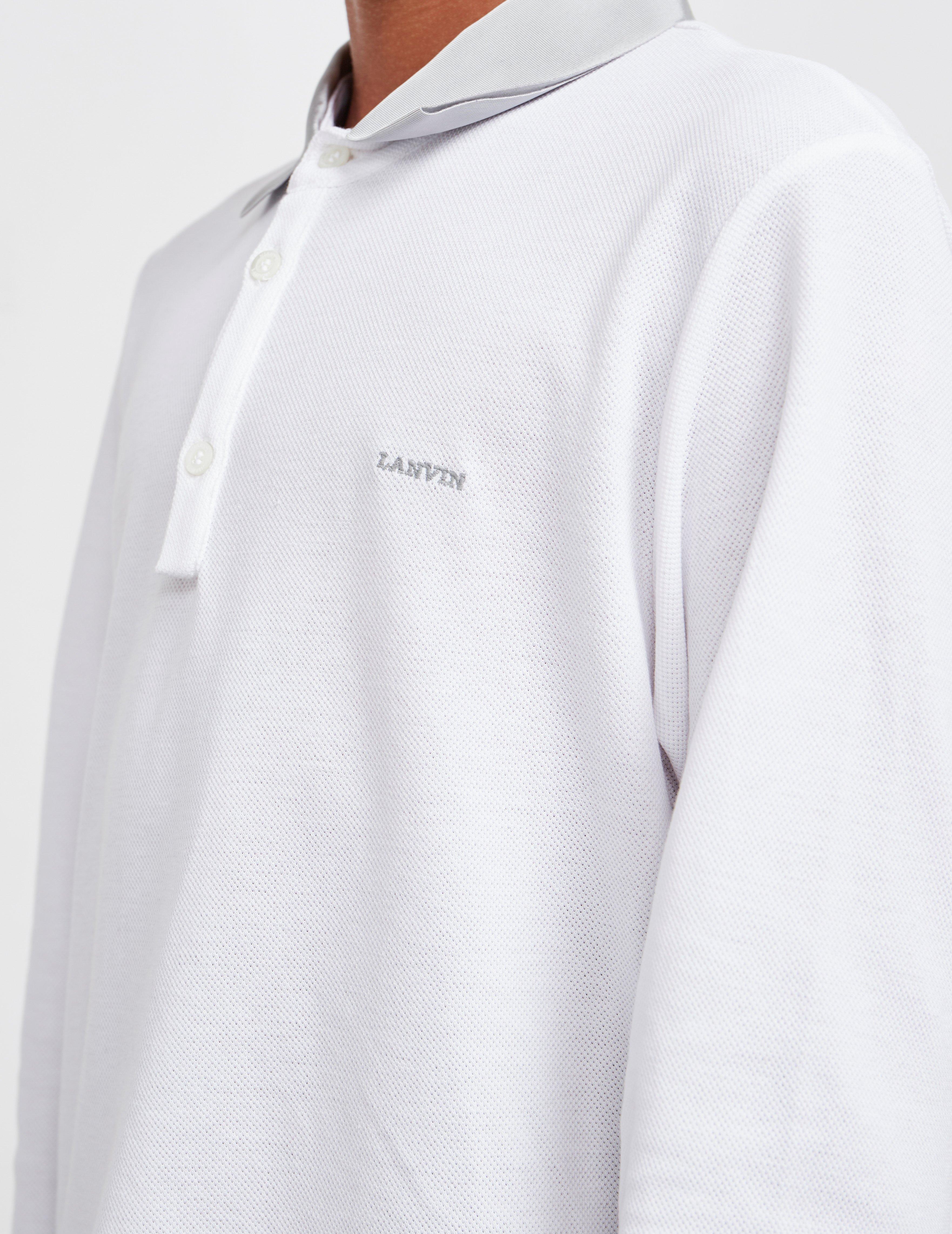 lanvin long sleeve polo