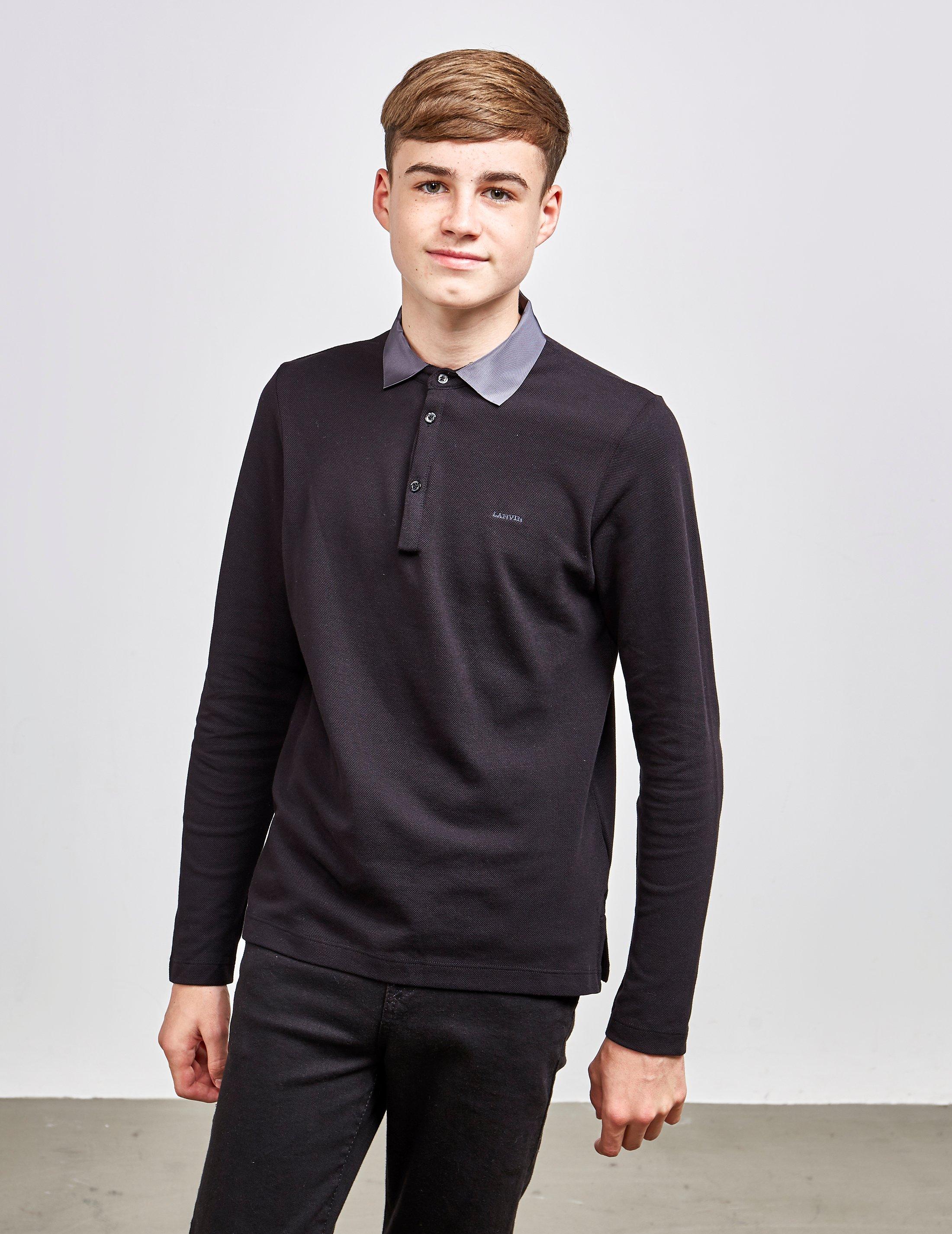 lanvin long sleeve polo