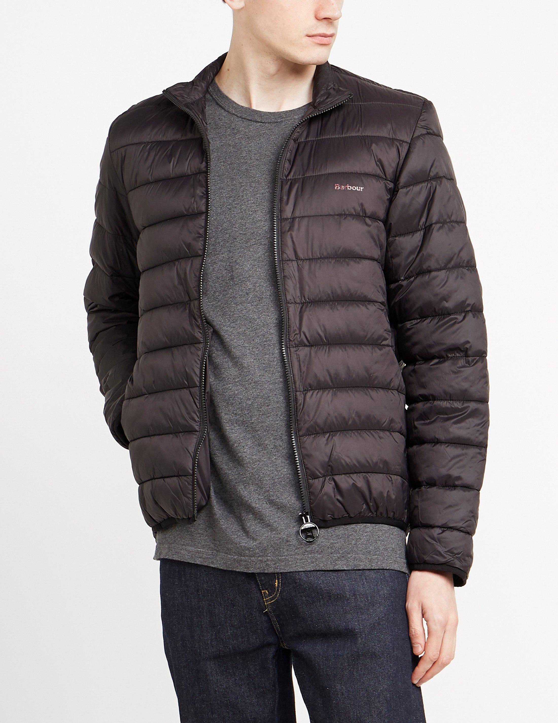 barbour penton quilted jacket black