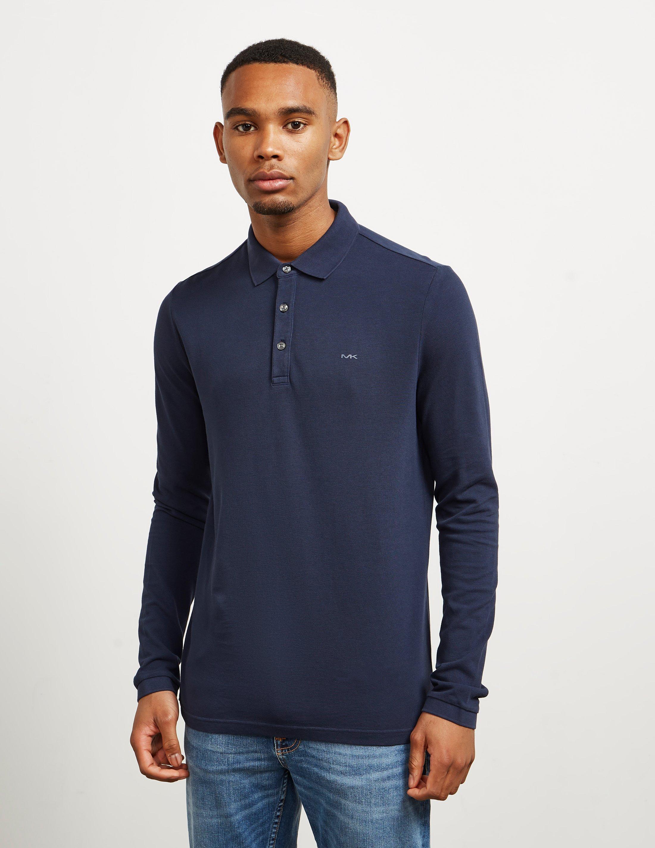 michael kors long sleeve polo