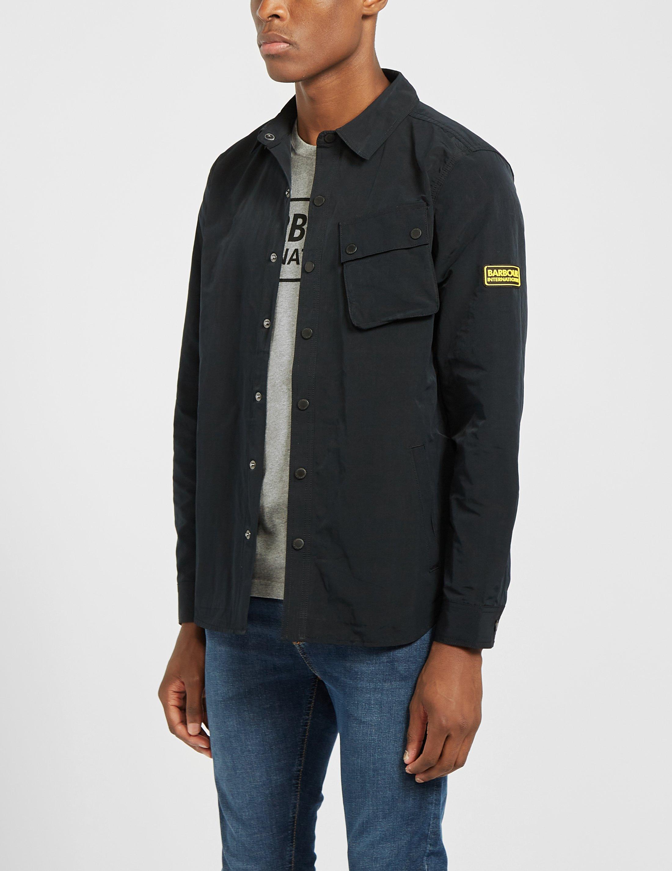 barbour international control overshirt