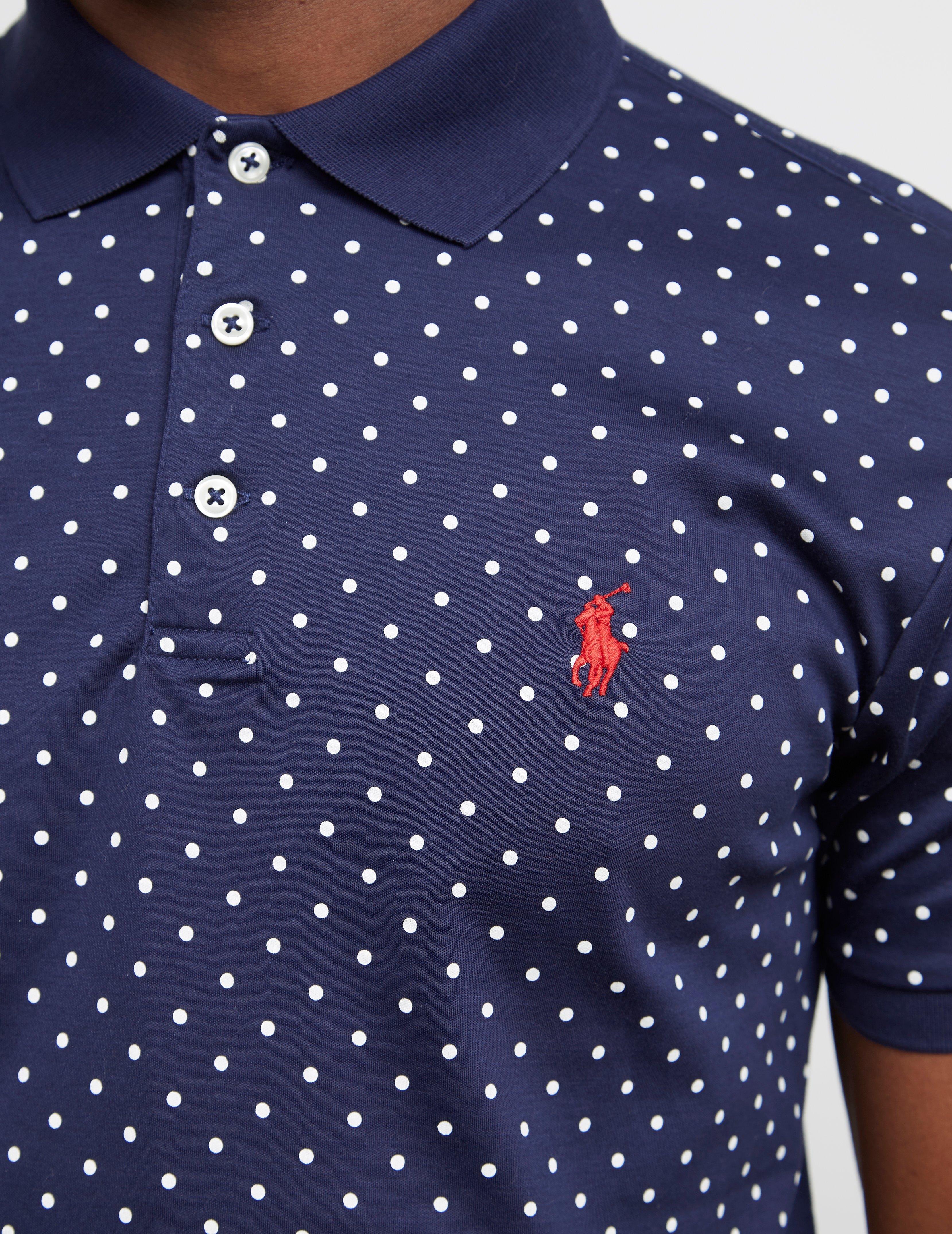 polo polka dot shirt