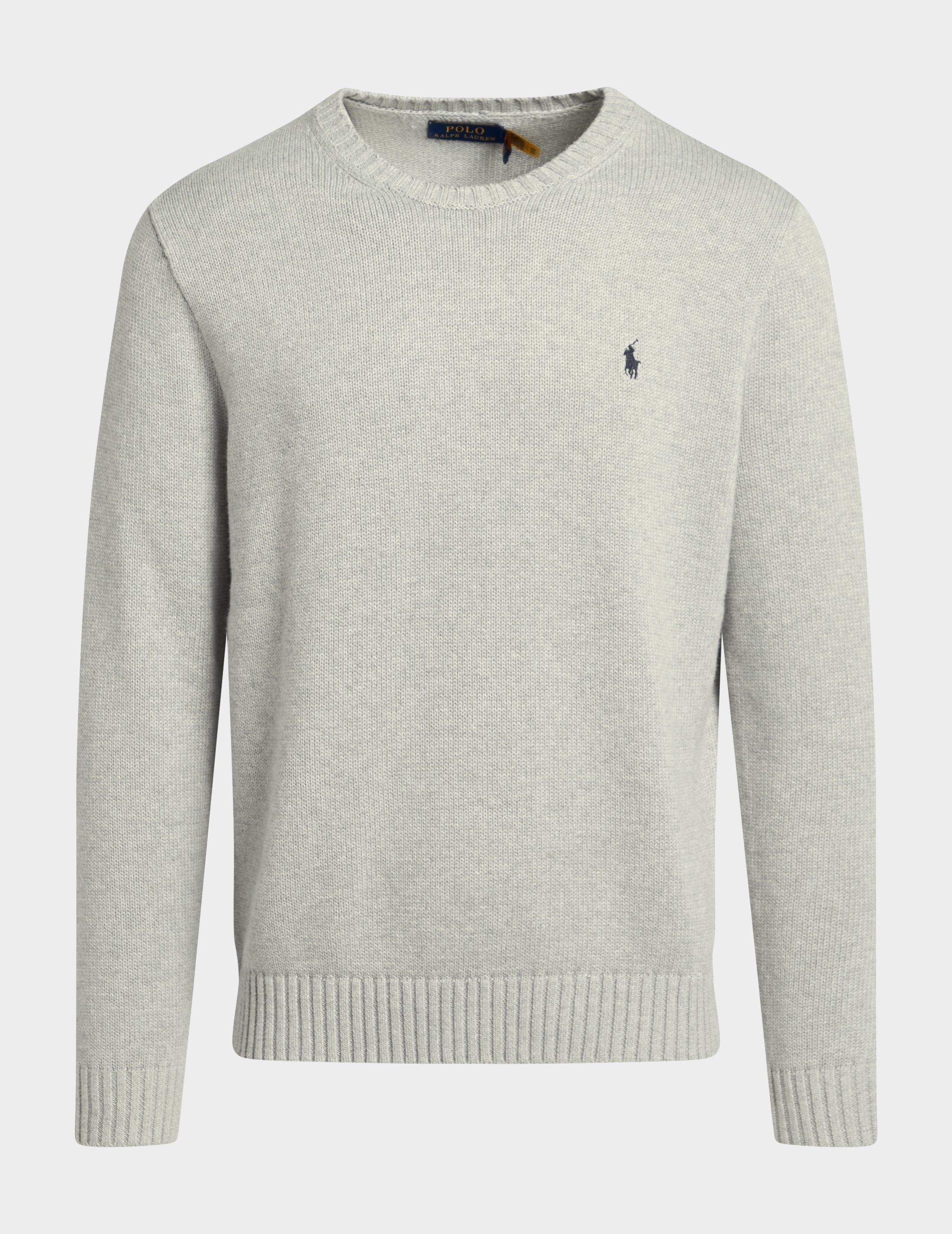 polo sweater grey