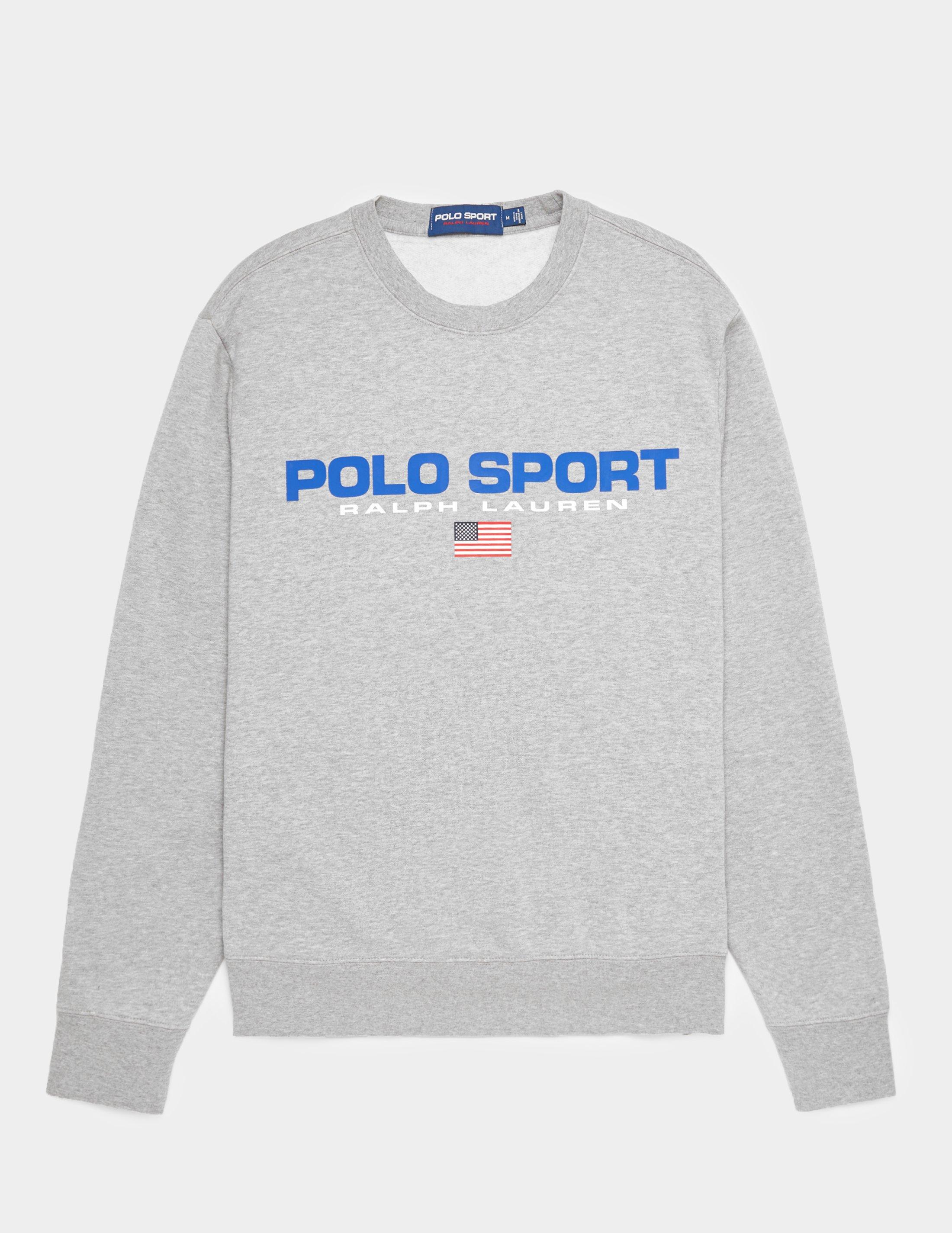 polo sport fleece sweatshirt