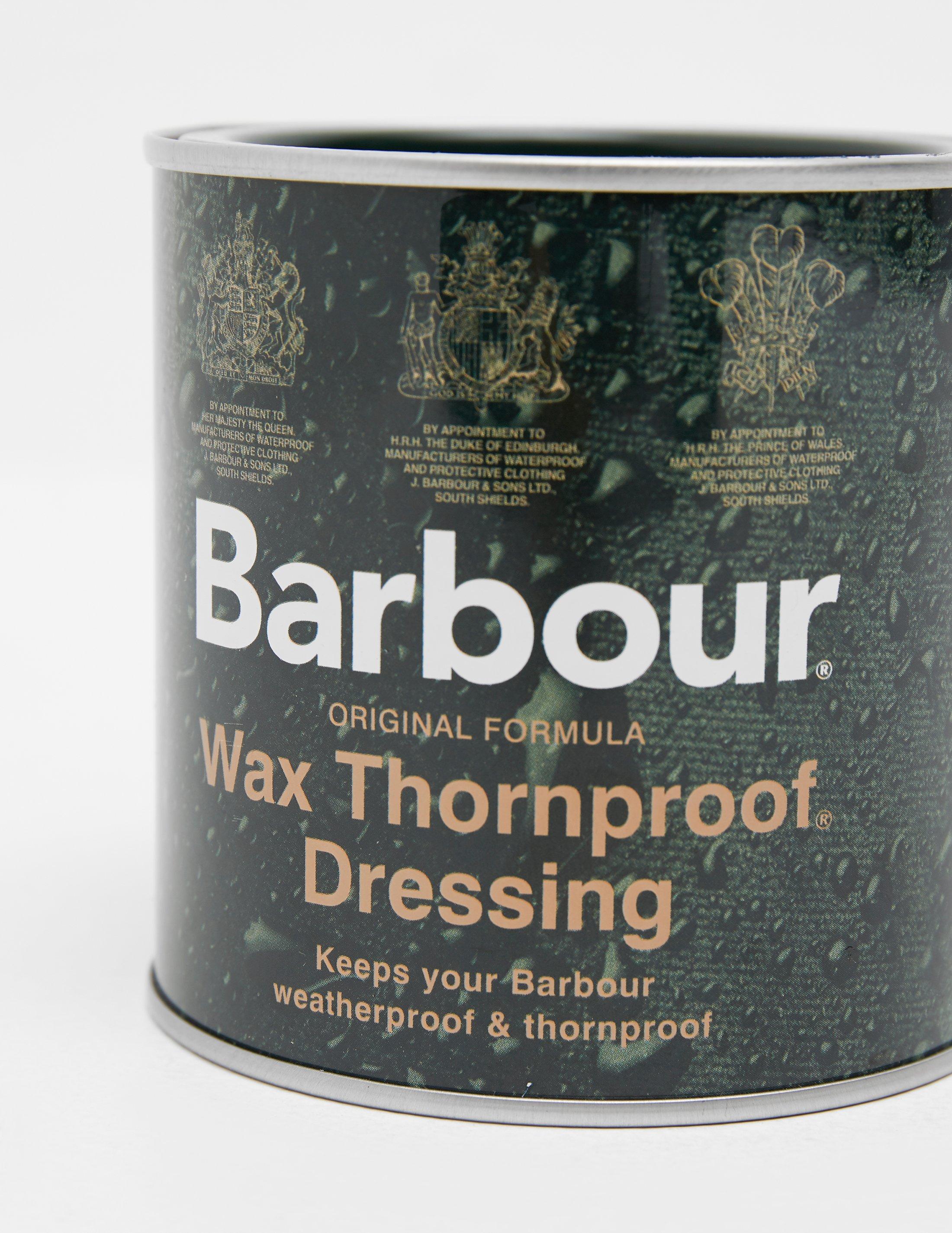 apply barbour wax thornproof dressing 