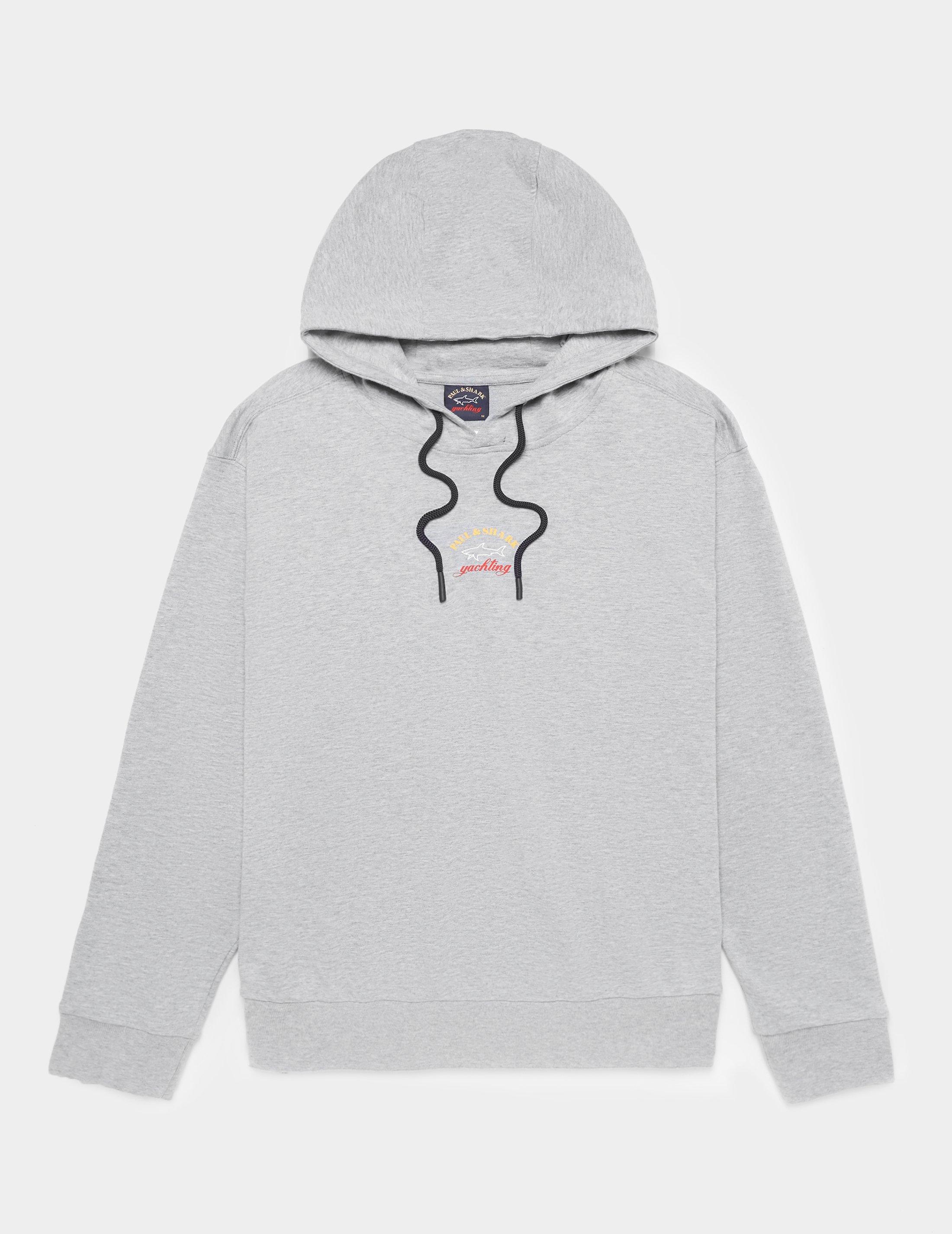 paul and shark overhead logo hoodie