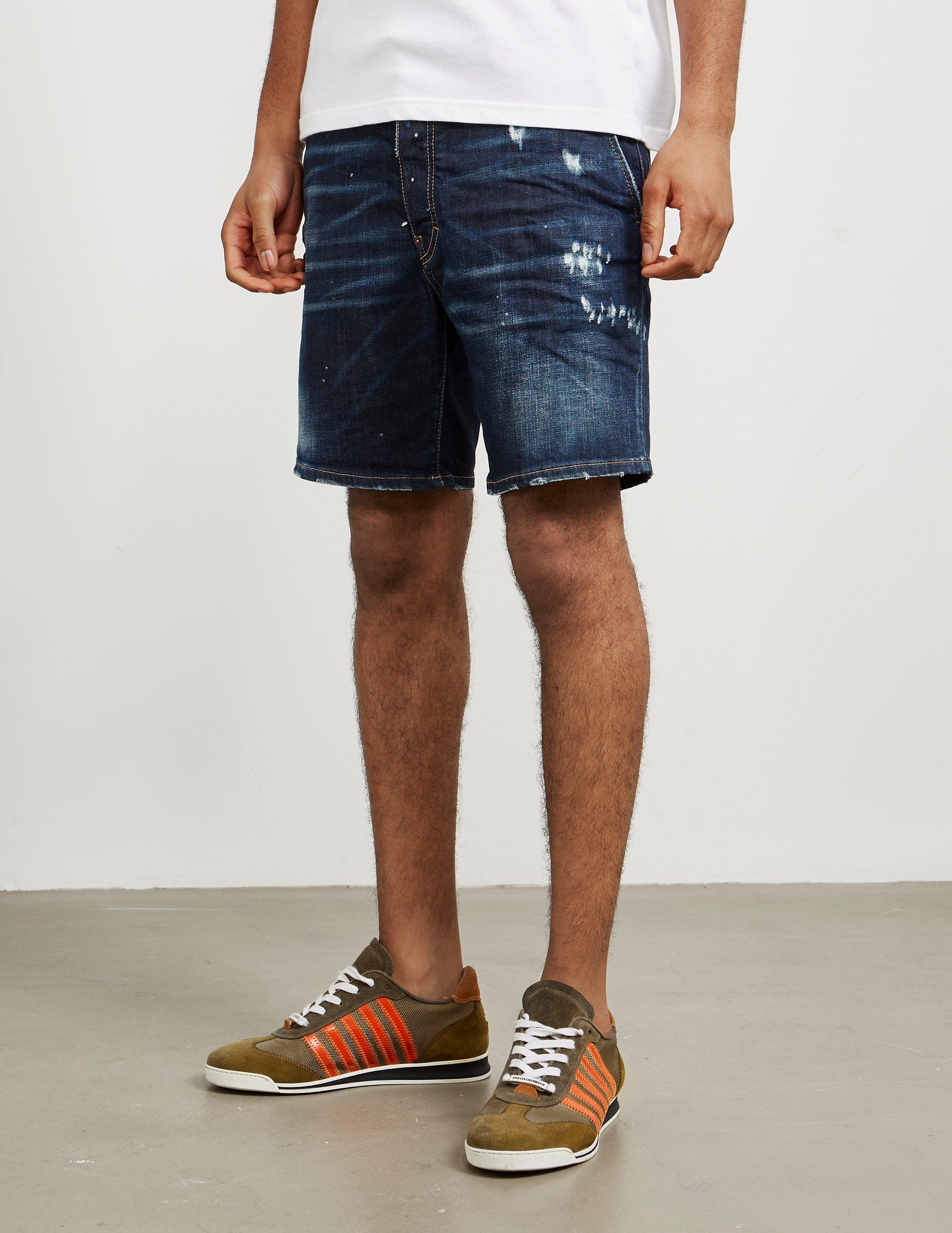 short en jean dsquared