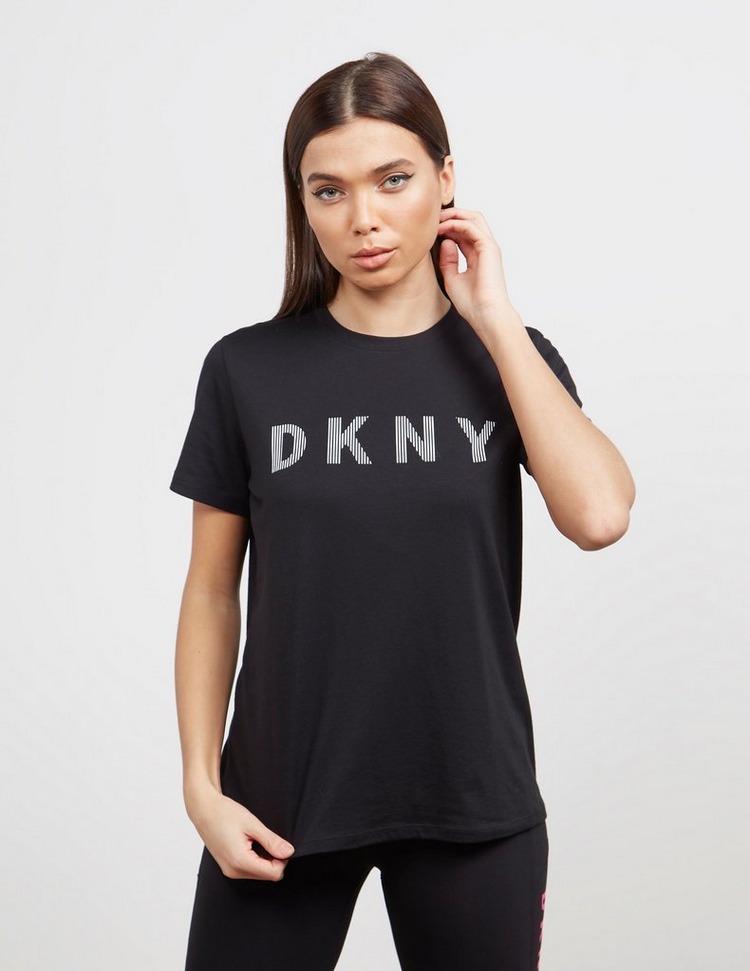 DKNY Sport Stripe Logo Short Sleeve T-Shirt | Tessuti