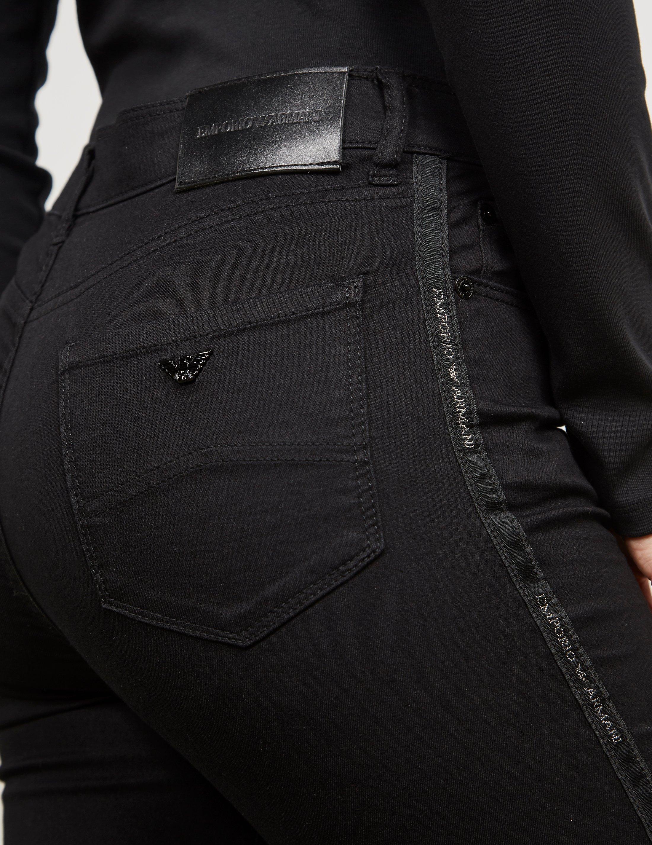 black emporio armani jeans