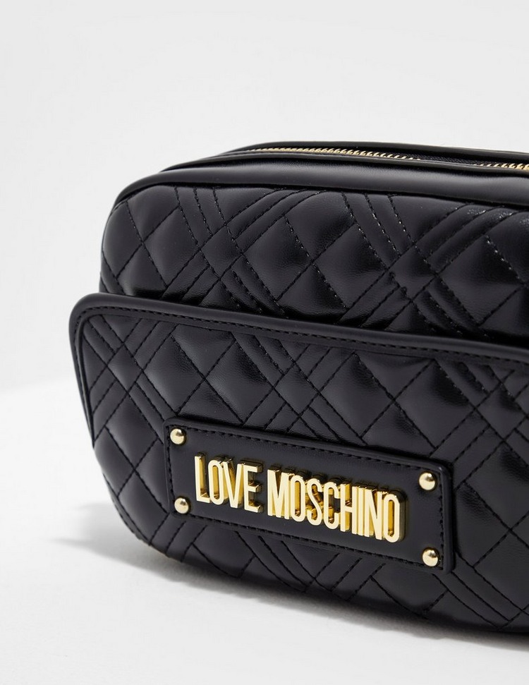 Love Moschino Quilted Camera Bag Tessuti