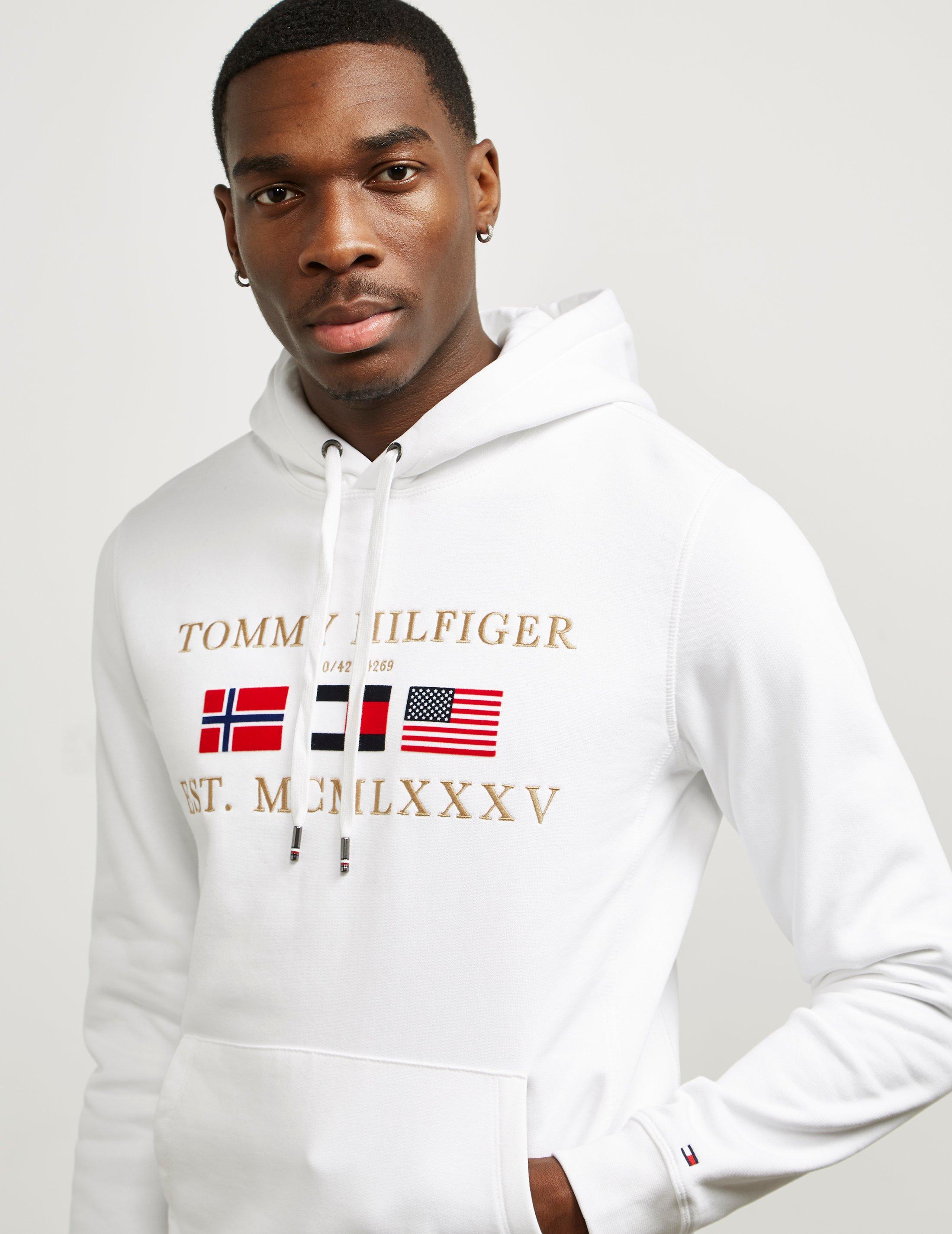 tommy flag hoodie