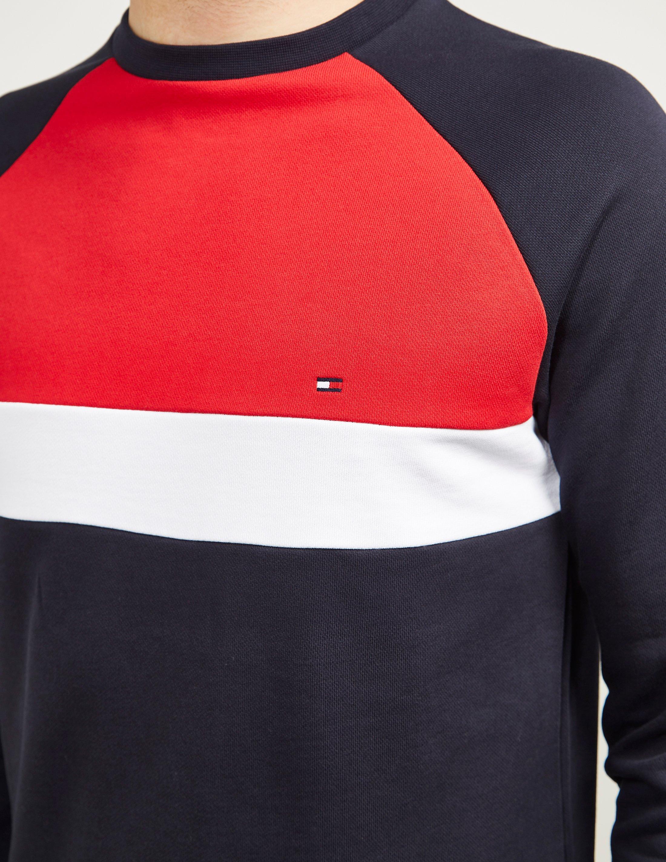 tommy hilfiger colour block sweatshirt