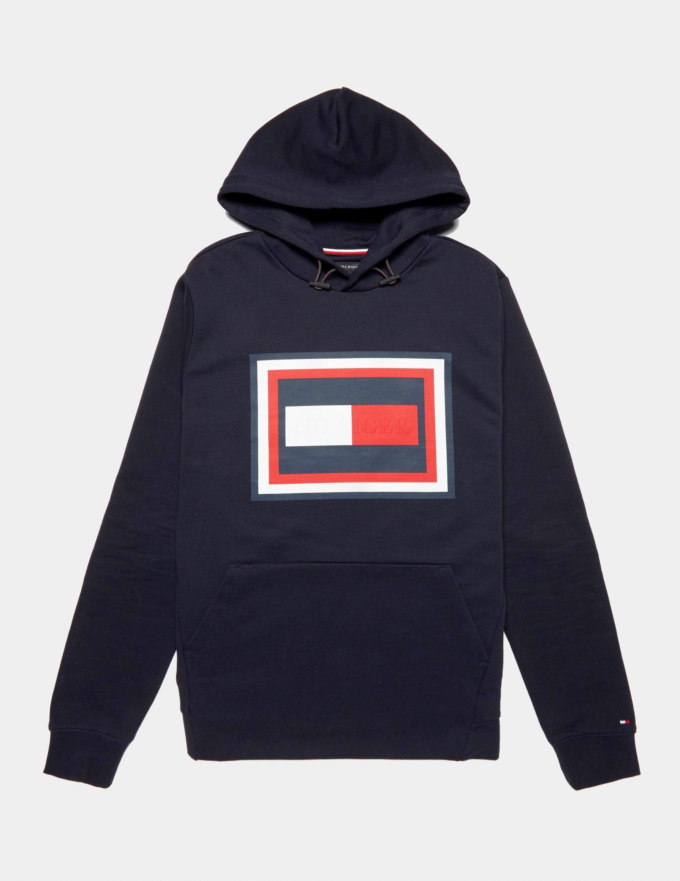 tommy hilfiger box logo hoodie