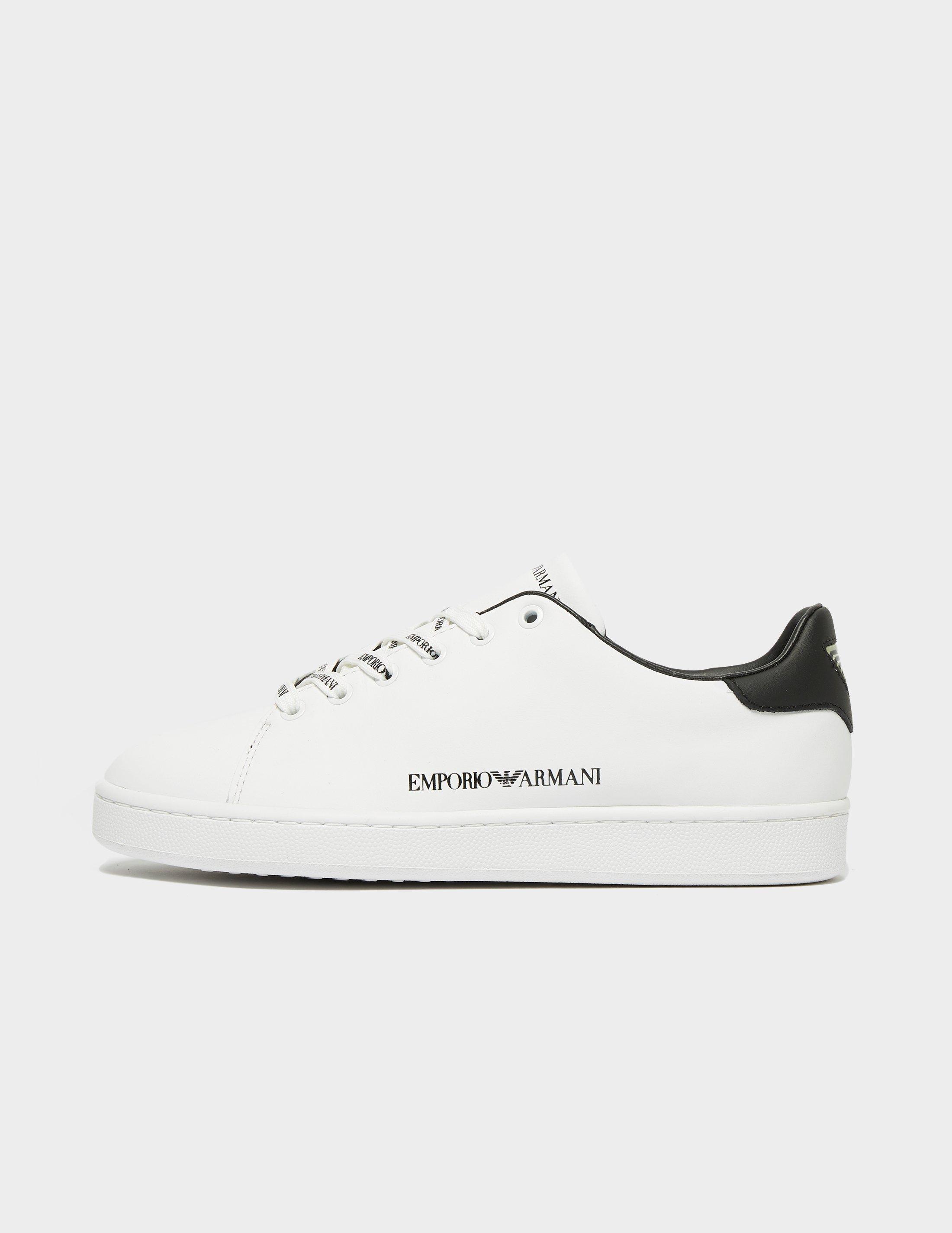 emporio armani logo trainers